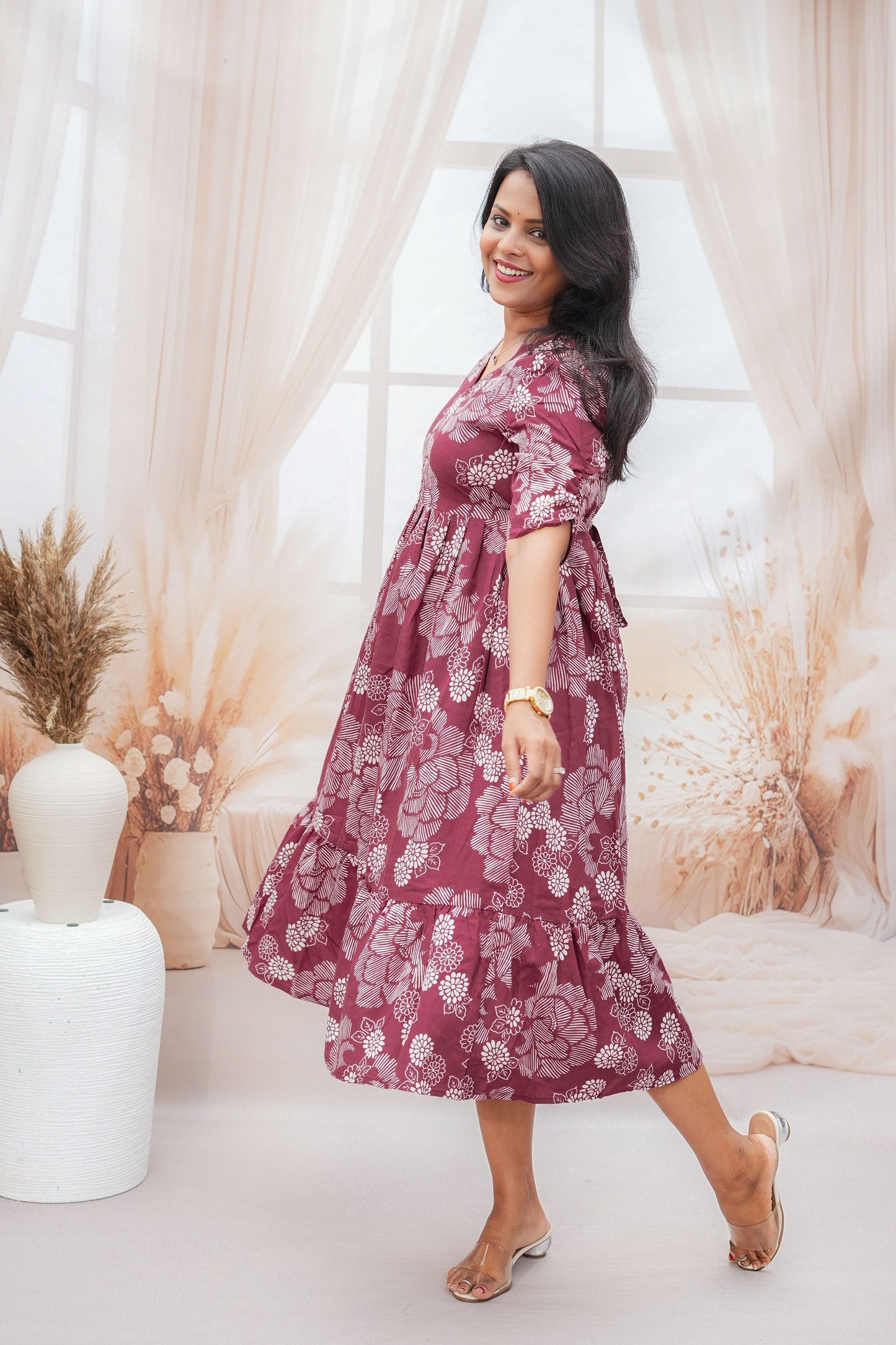 Pari Day to Night Dress Without Lining( Wrinkle-Free Dress)