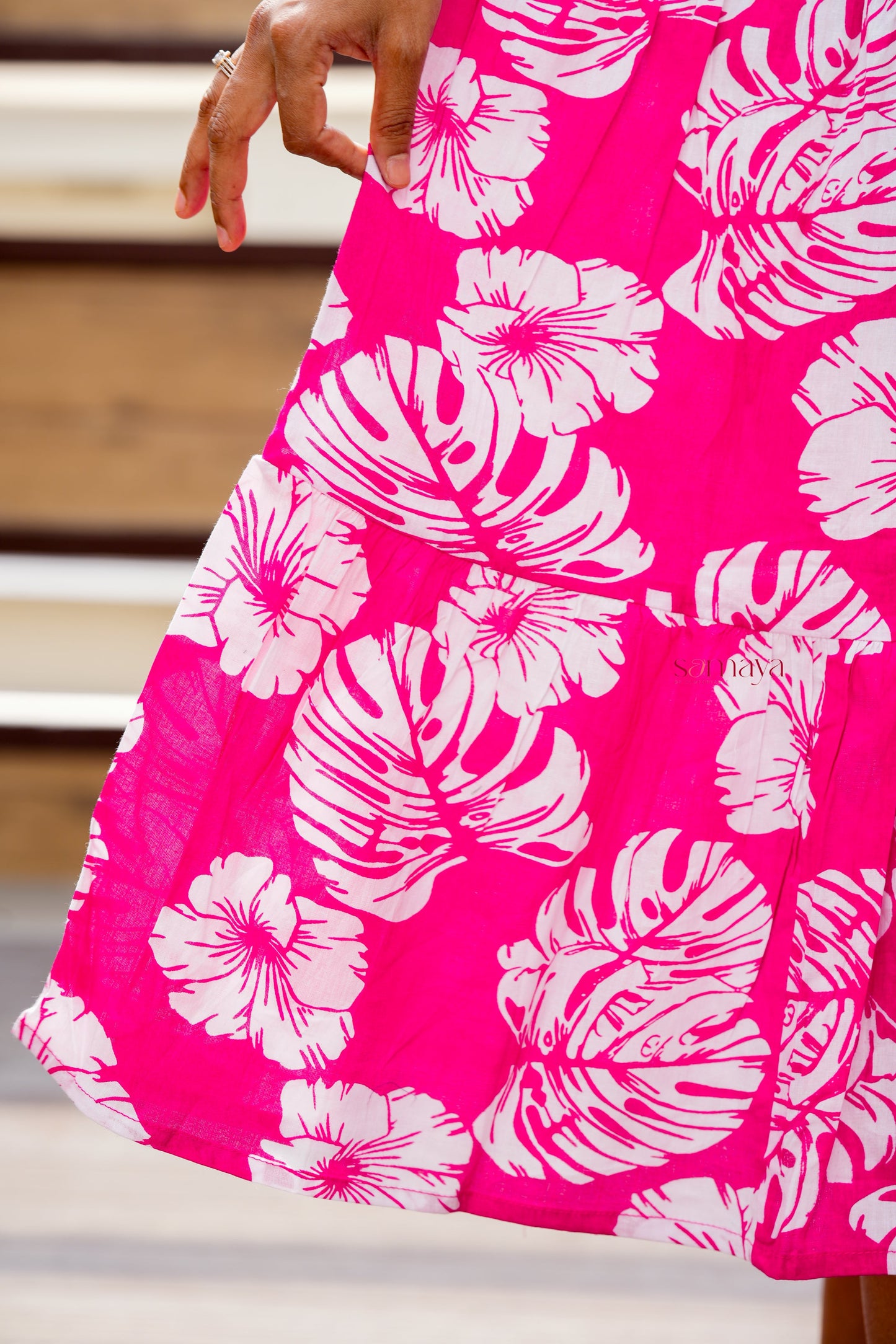 Rose day to night dress without lining