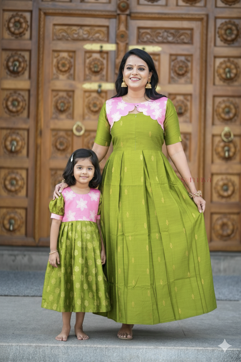 Geethanjali kids Dress With Lining ( ready to dispatch )