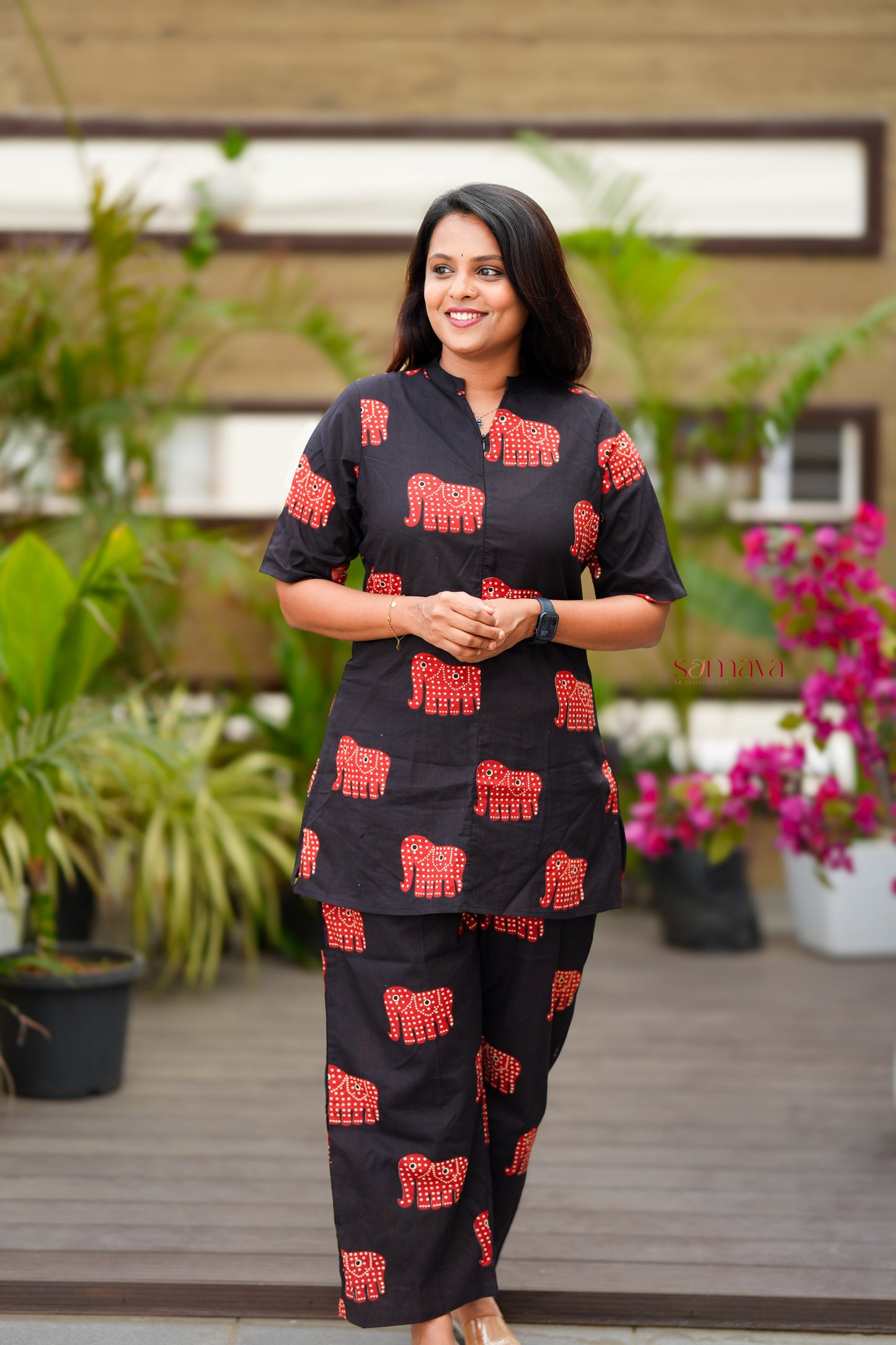 Theera- elephant day to night Co-ord Set