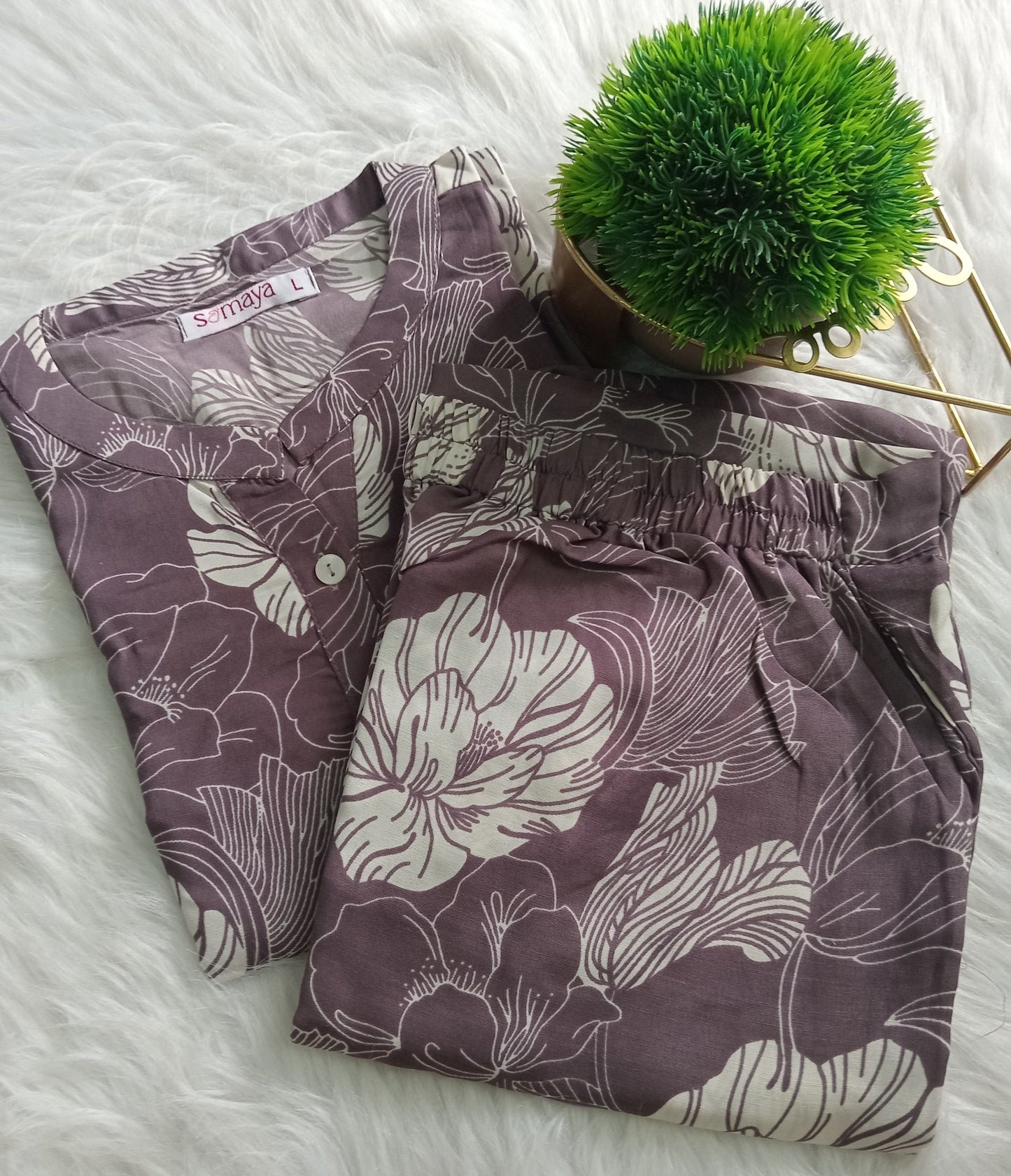 HAASYA- mauve co-ord set