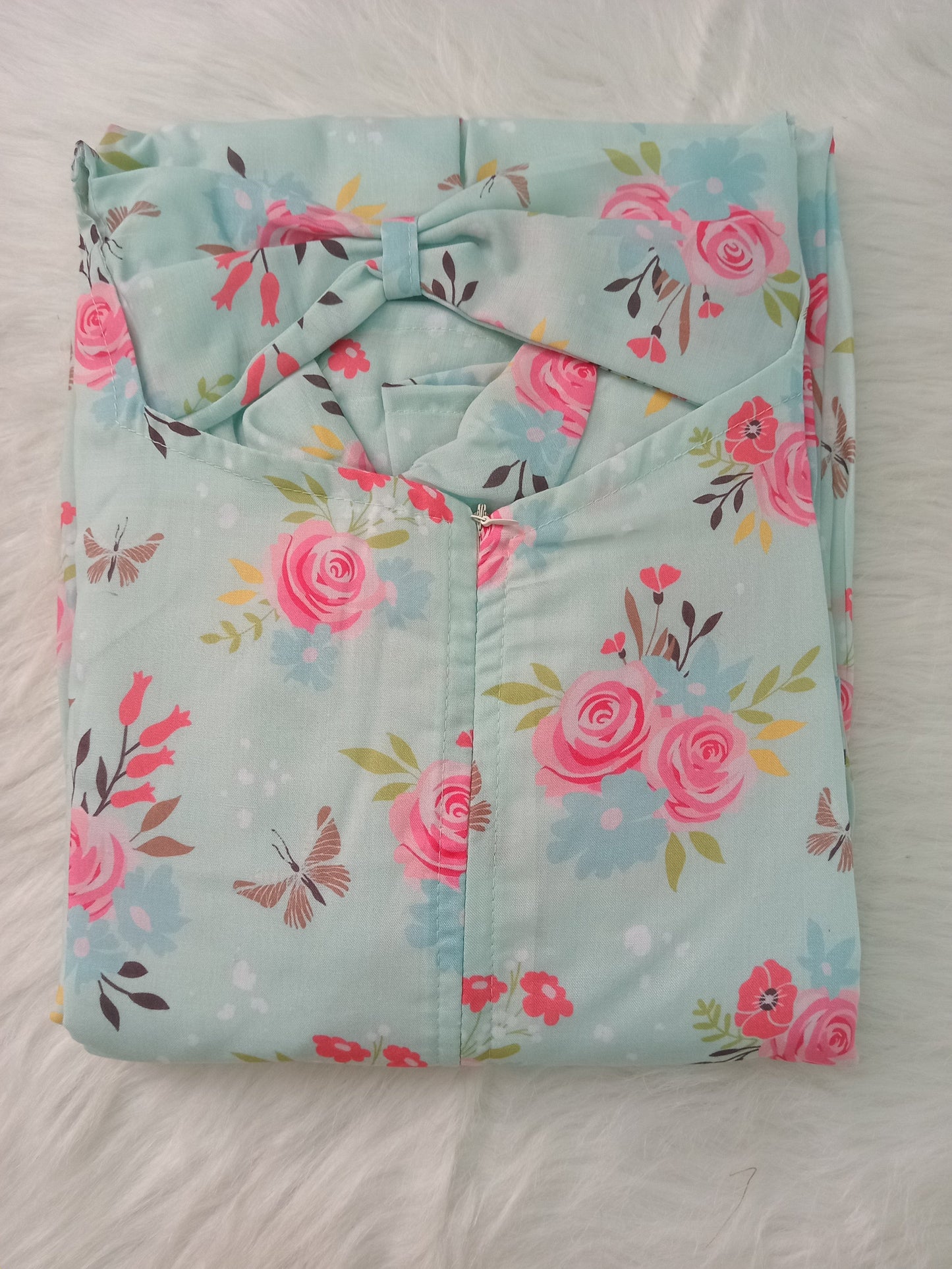 Mint marvel casual Dress With Lining "Non-Maternity & maternity Feeding-Friendly Dress"