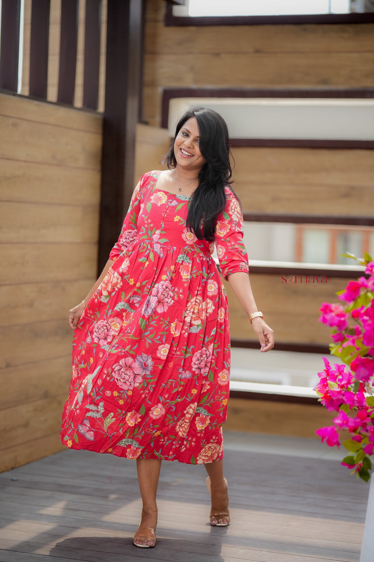 Dhiya casual Dress With Lining
