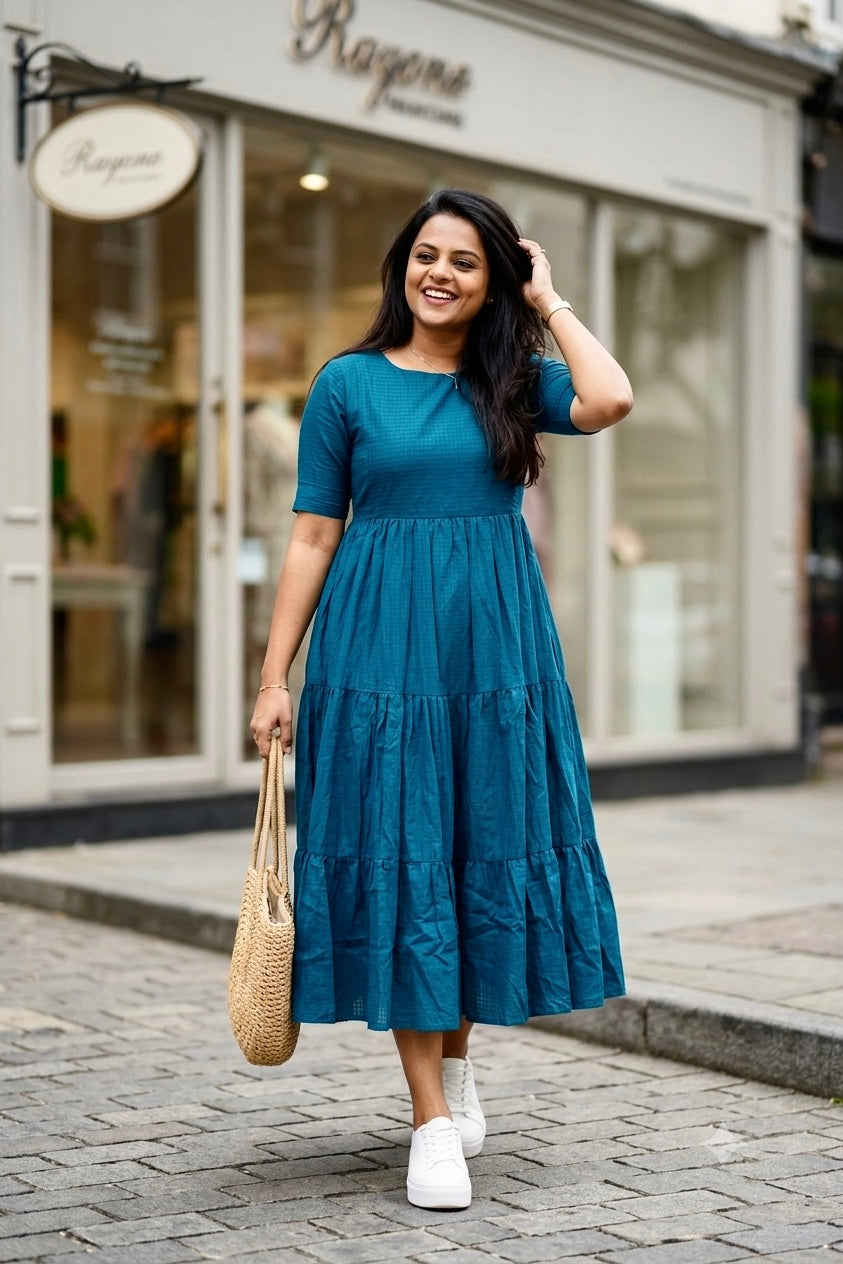 Rithu  casual Dress With Lining