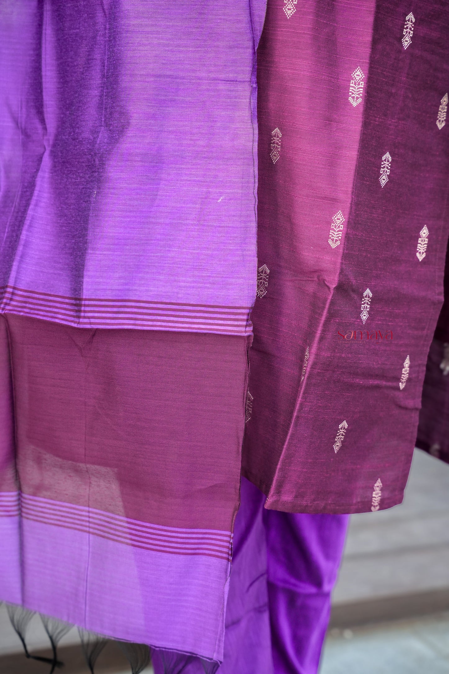 Vasunthra 3 piece raw silk suit set with Dupatta ( ready to dispatch)