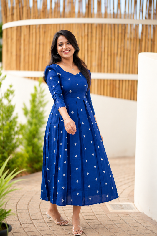 Heartly  Raw silk  Dress With Lining ( ready to dispatch)