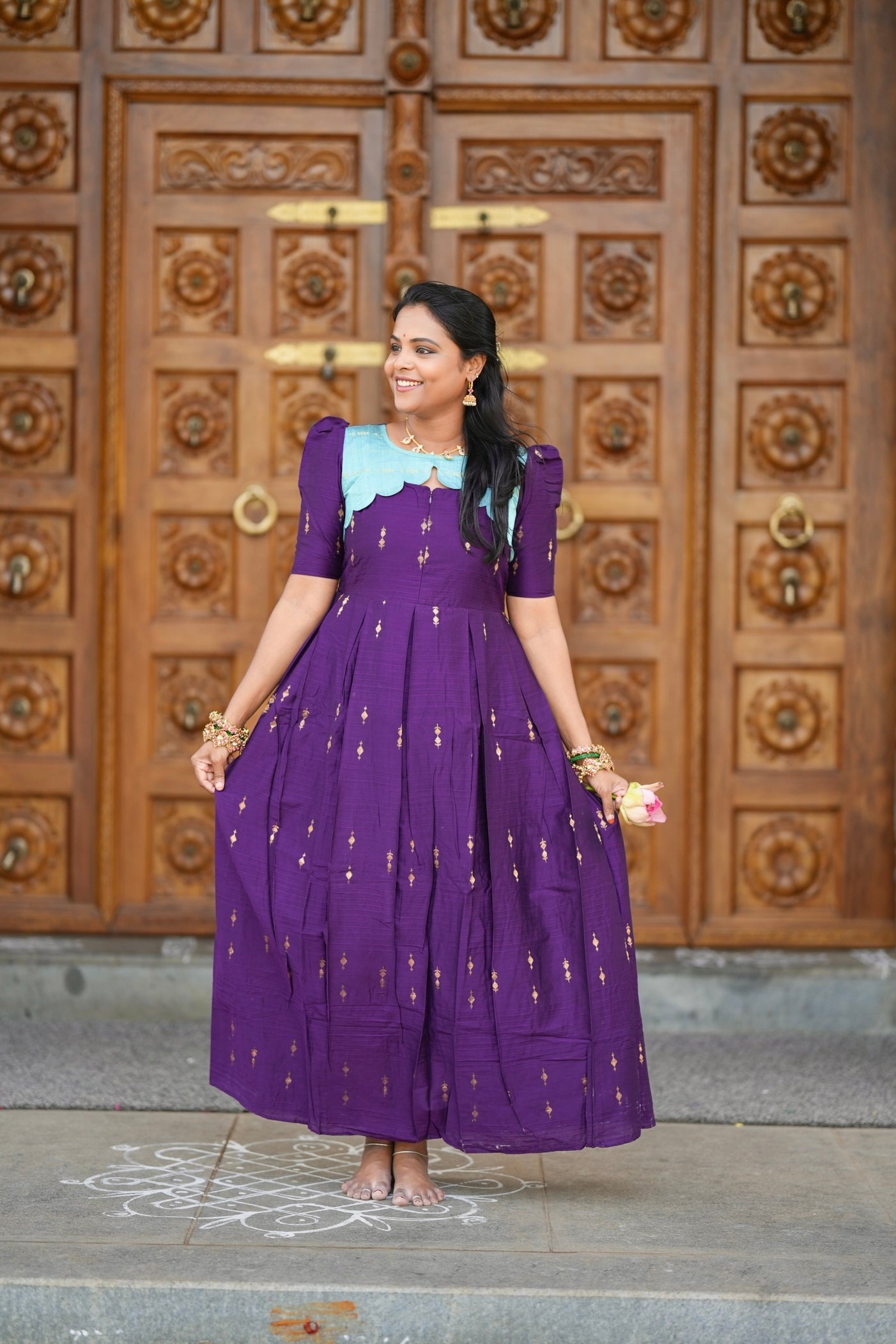 Radhai maxi Dress With Lining ( ready to dispatch )