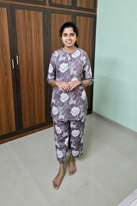 HAASYA- mauve  co-ord set