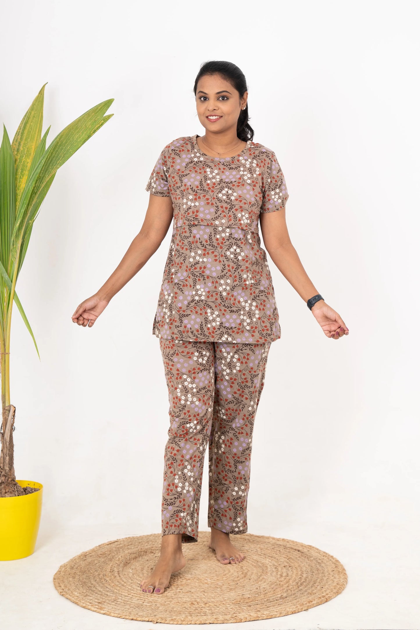 Jasmine Feeding Pant Set( lightweight )
