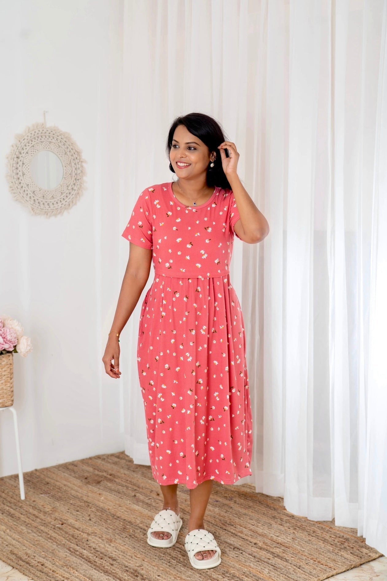Midi Piya Soft Ribbed  Dress