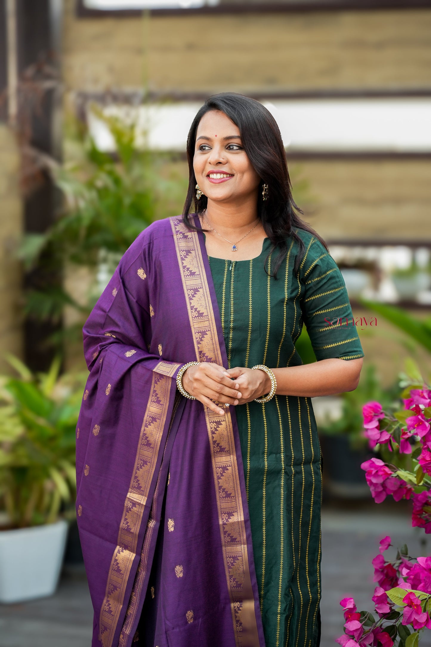 Meenakshi raw silk suit set with dupptta( set of 3) ready to dispatch