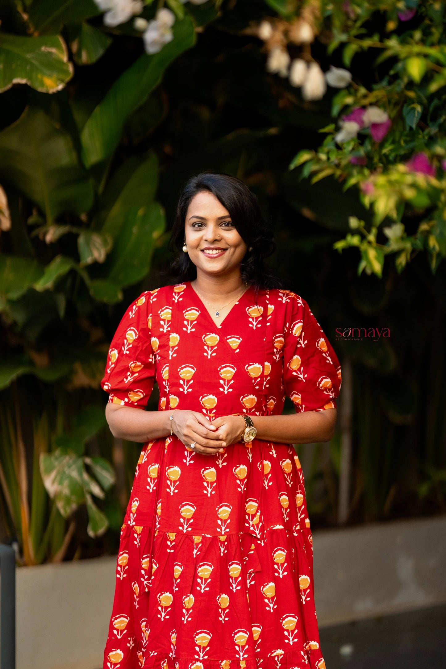 Meera  Casual Dress With Lining