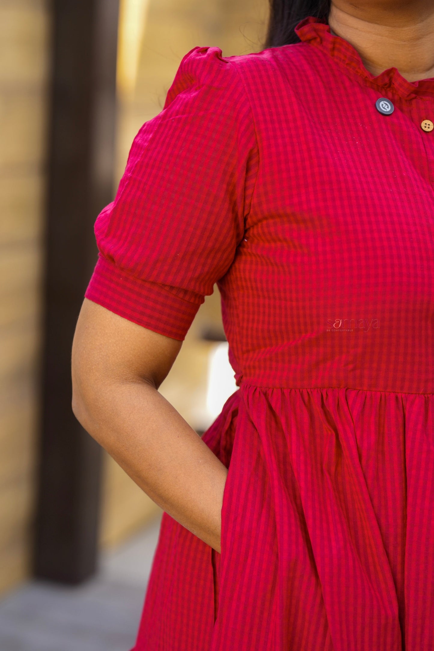 Deepika  maxi cotton  Dress With Lining(Ultimate Layered Flare Dress)august 25  th dispatch