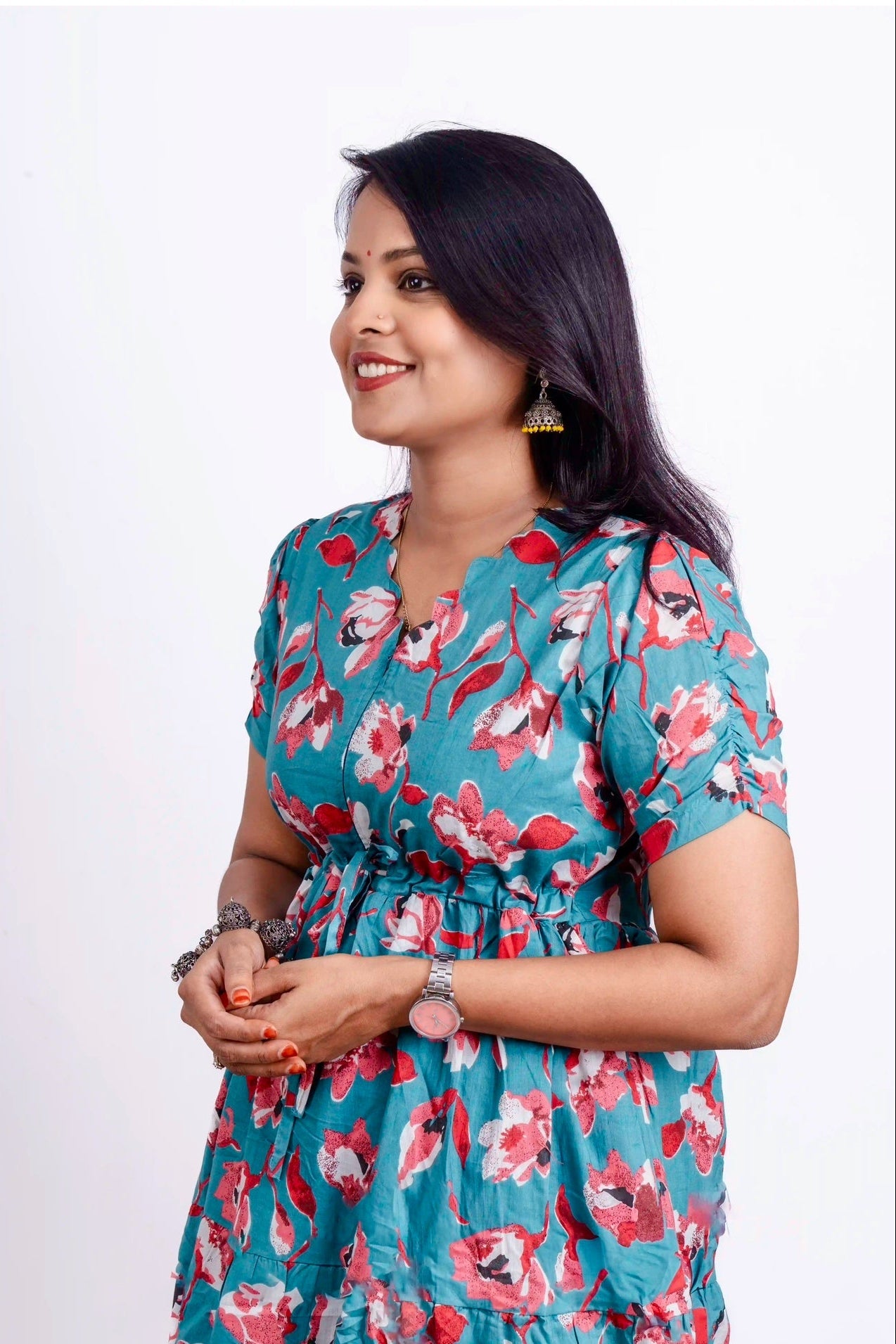 Swetha  Casual Dress With Lining