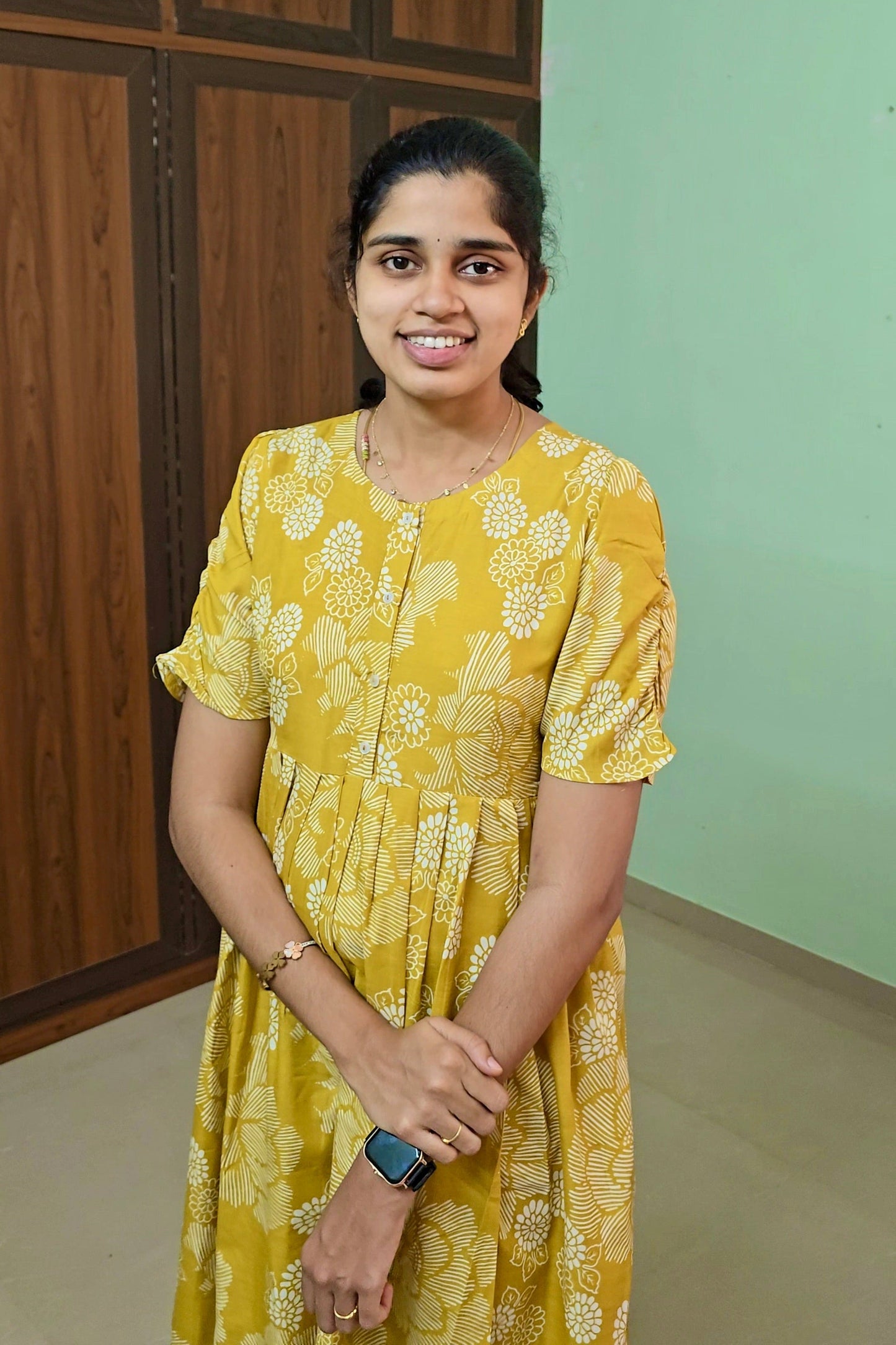 Sunshine-2  Day to Night Dress Without Lining( Wrinkle-Free Cotton blend Dress)