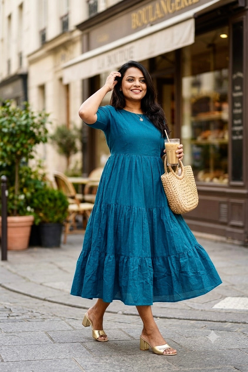 Rithu  casual Dress With Lining