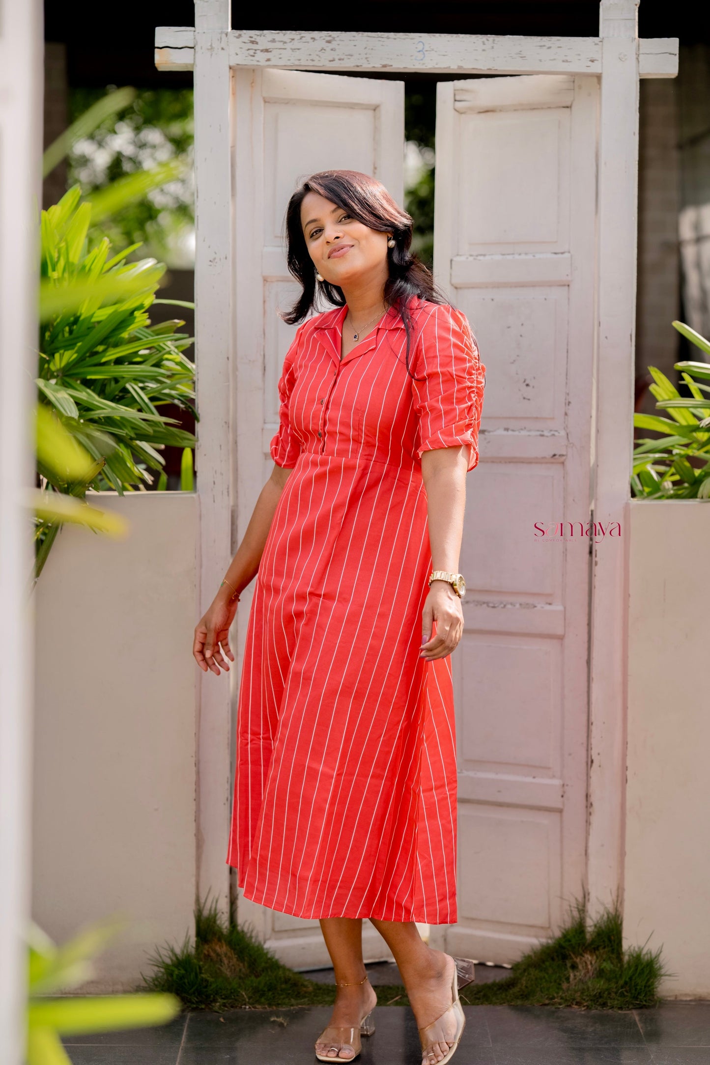Missy Casual Dress With Lining