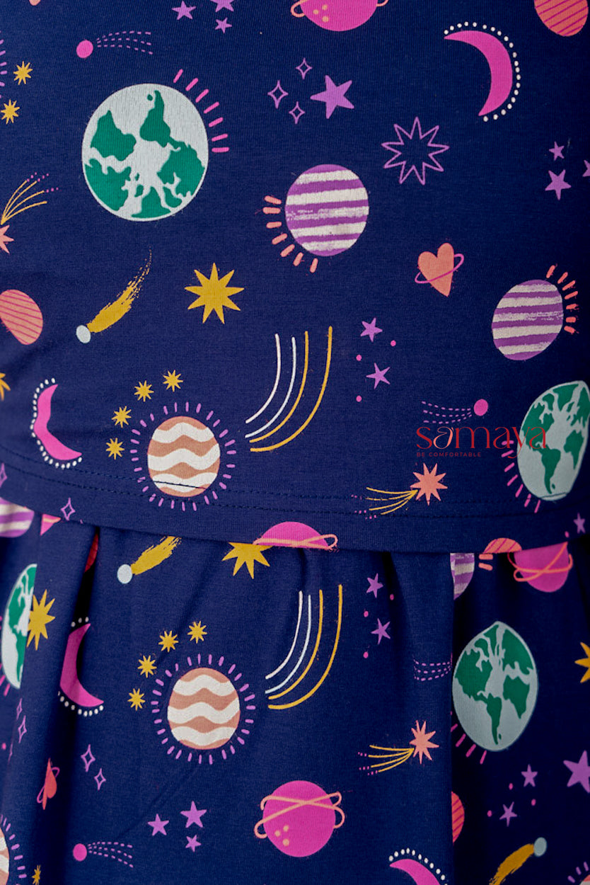 Midi Planet  Light Weight ( Minor embroidery variation )