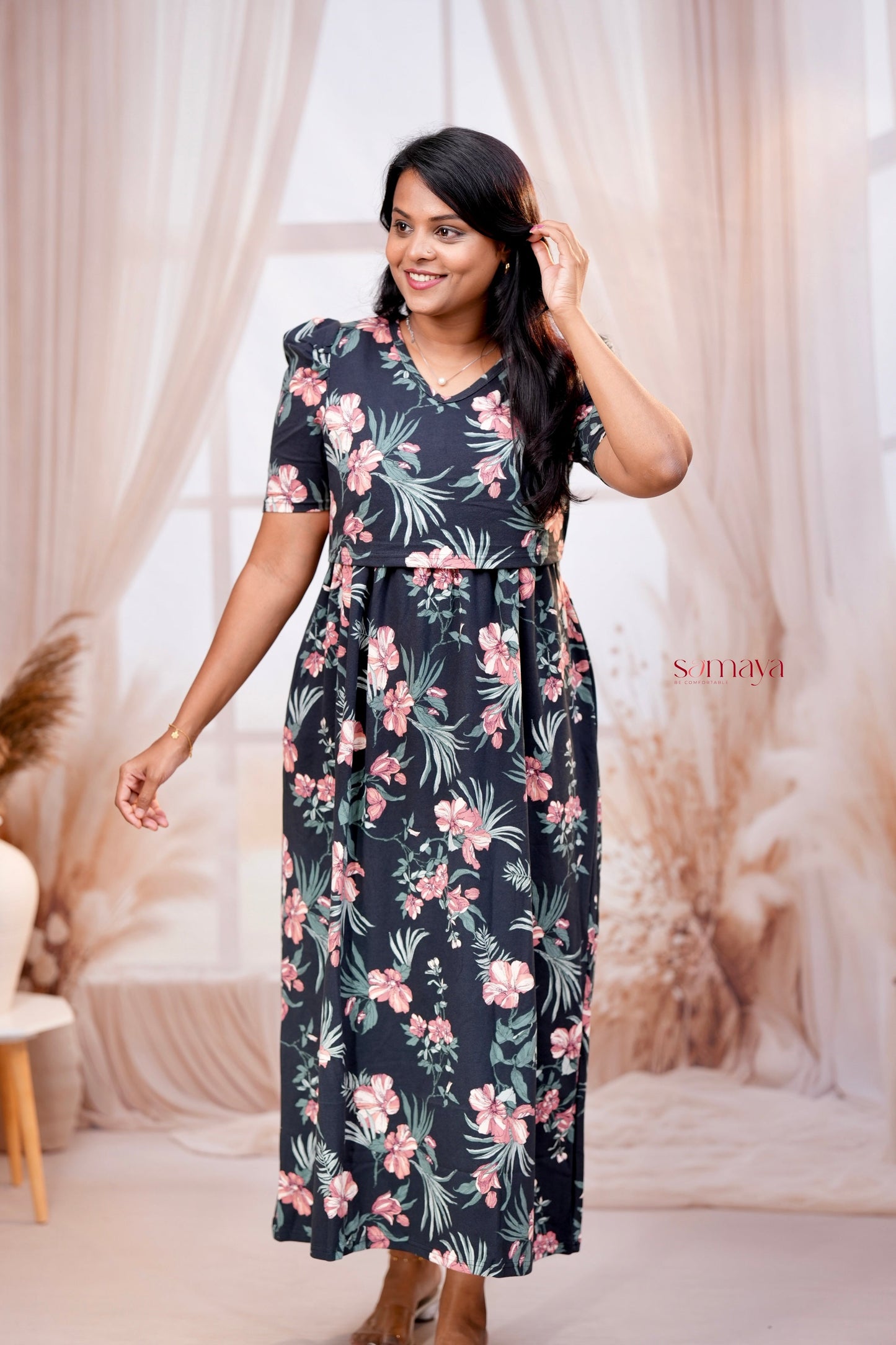 Maxi Megha thick Weight Dress