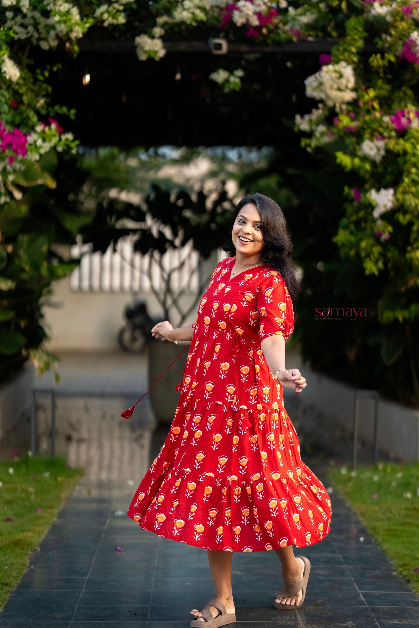Meera  Casual Dress With Lining