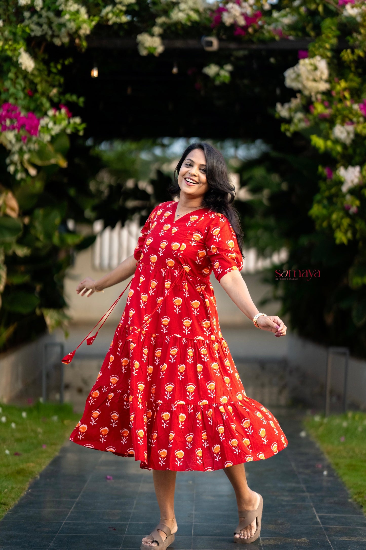 Meera  Casual Dress With Lining