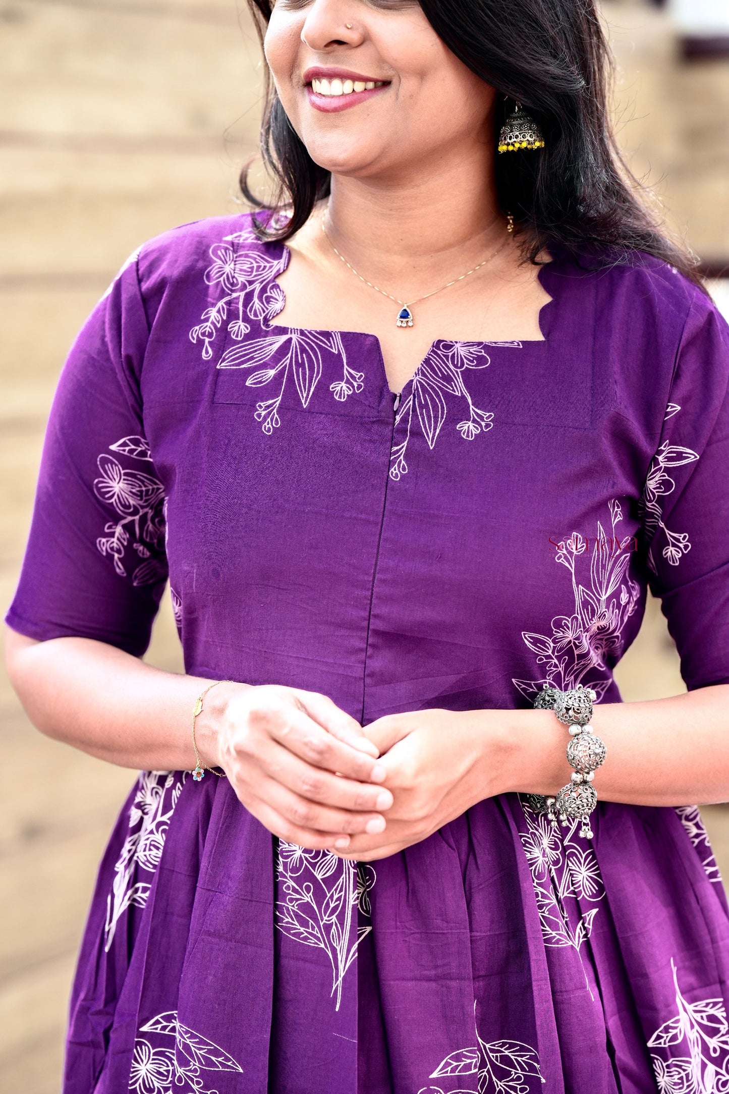 Nila casual Dress With Lining