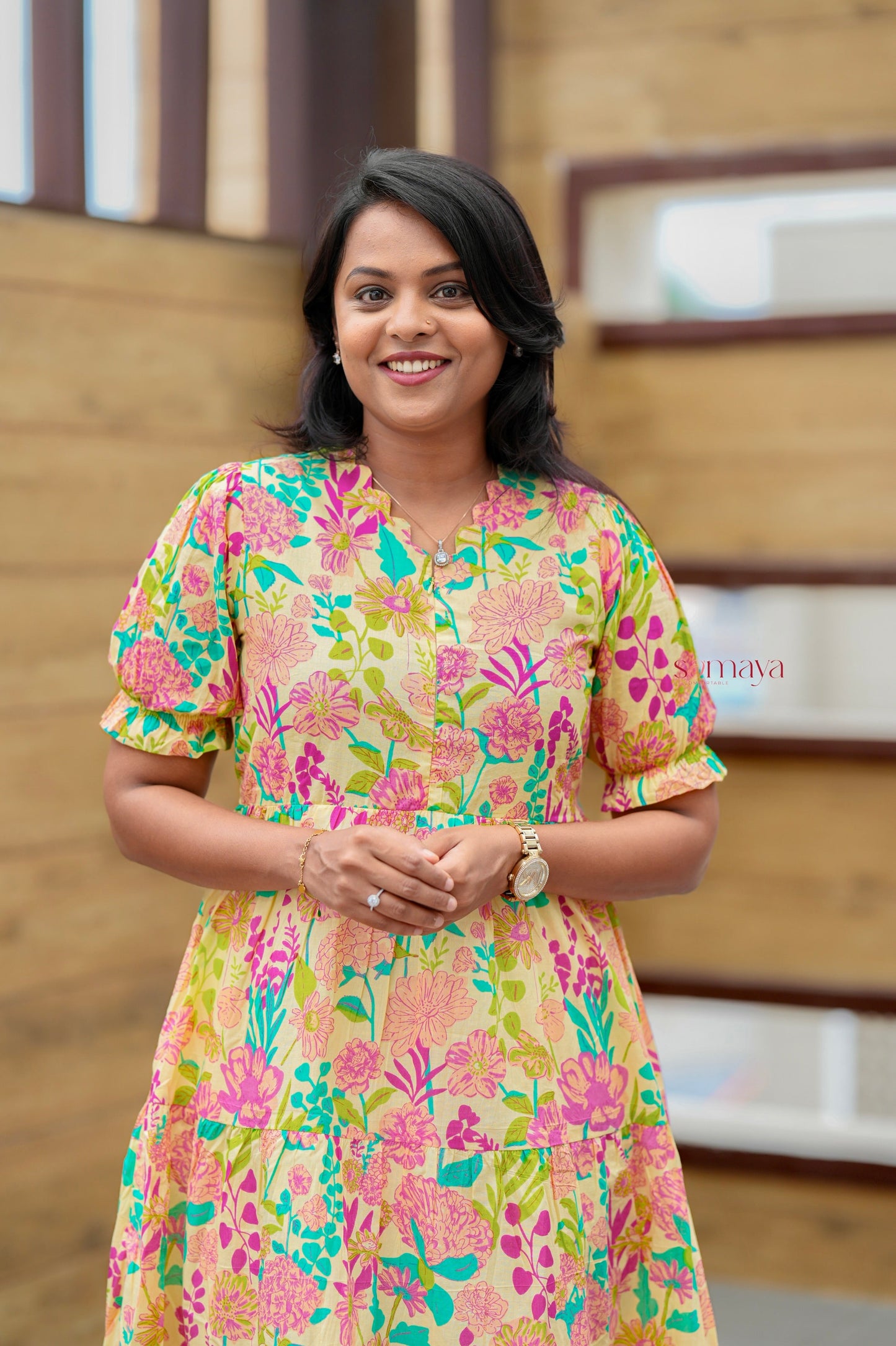 Swara Casual Dress With Lining( SPECIAL OFFER PRICE)