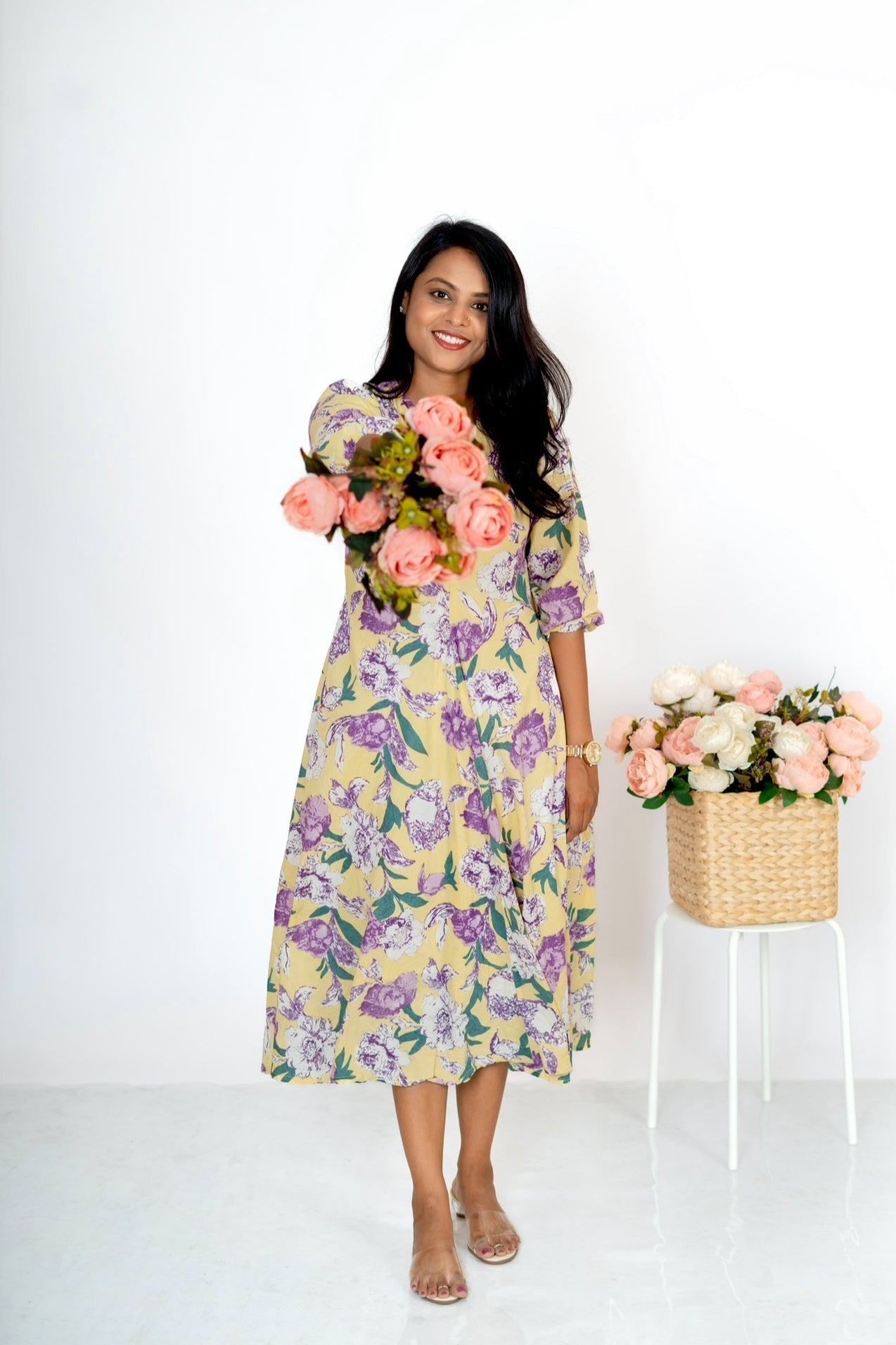 Mellow casual Dress With Lining