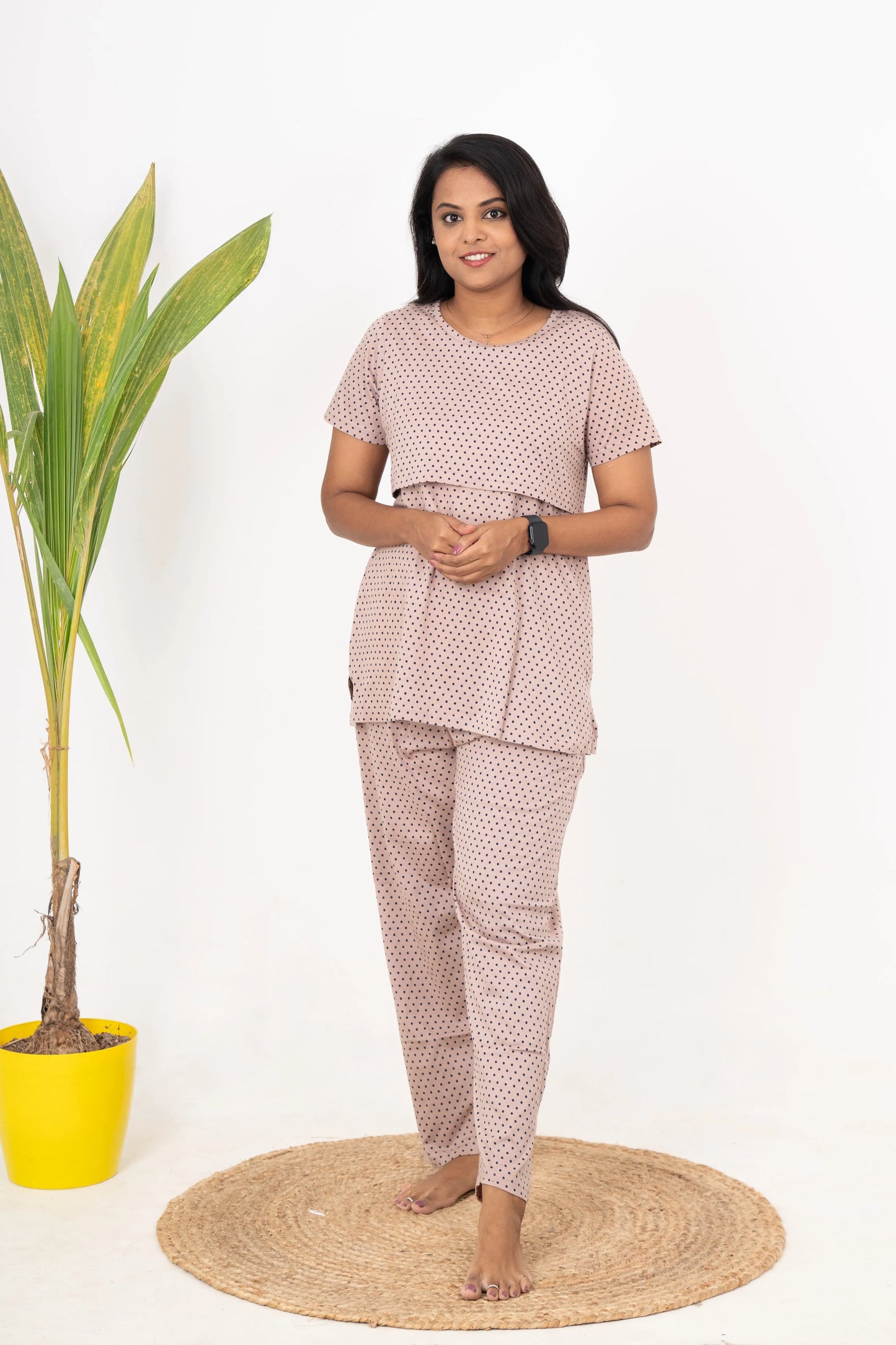 Polka  Feeding Pant Set( light weight )