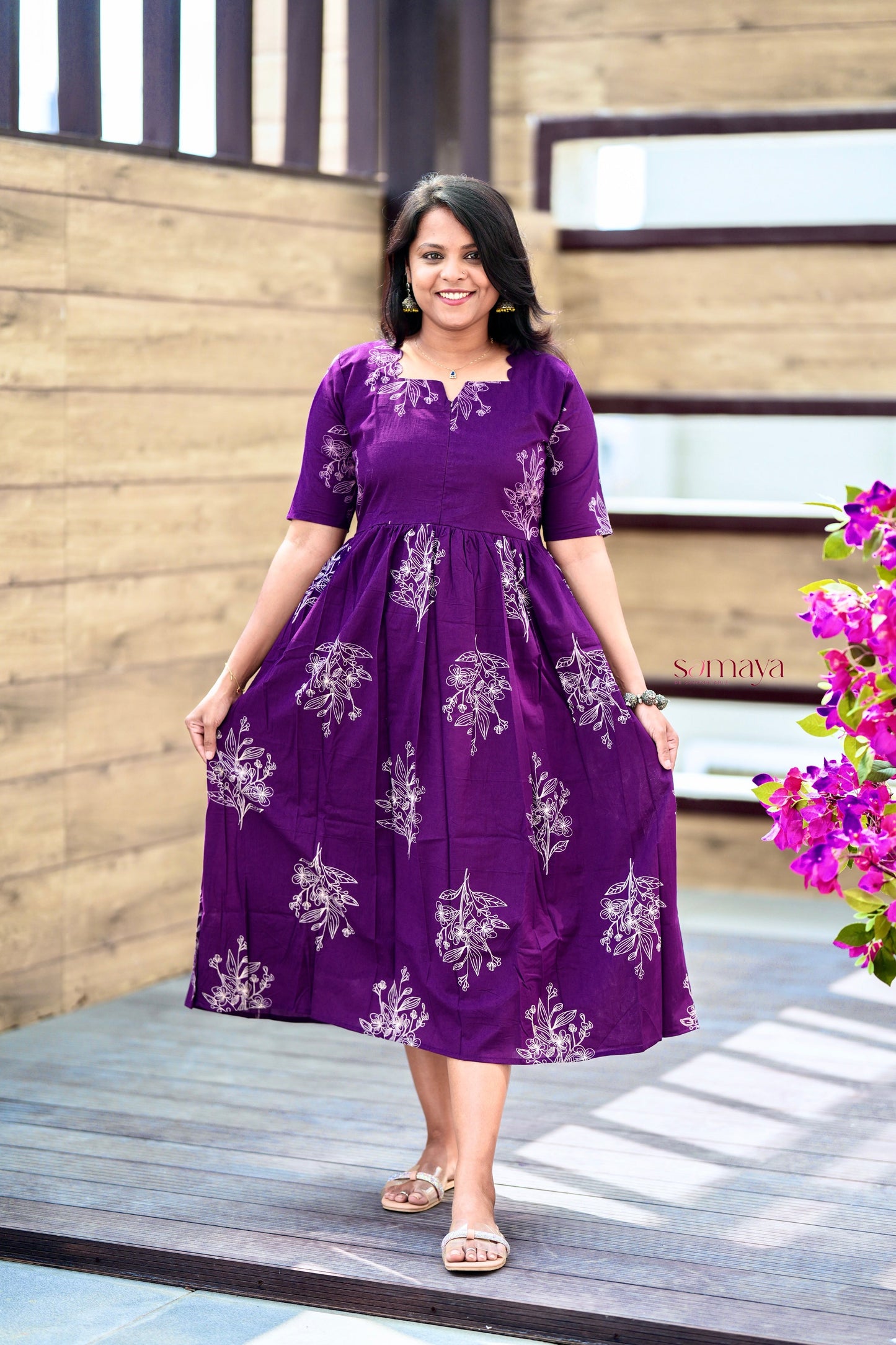 Nila casual Dress With Lining