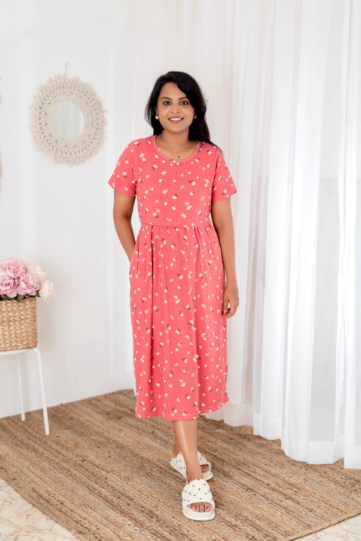 Midi Piya Soft Ribbed  Dress