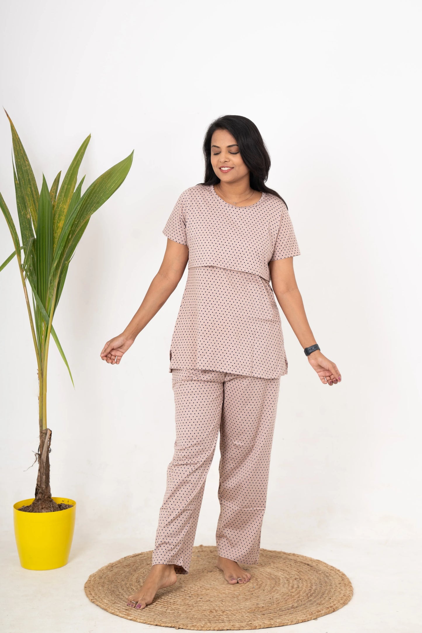 Polka  Feeding Pant Set( light weight )