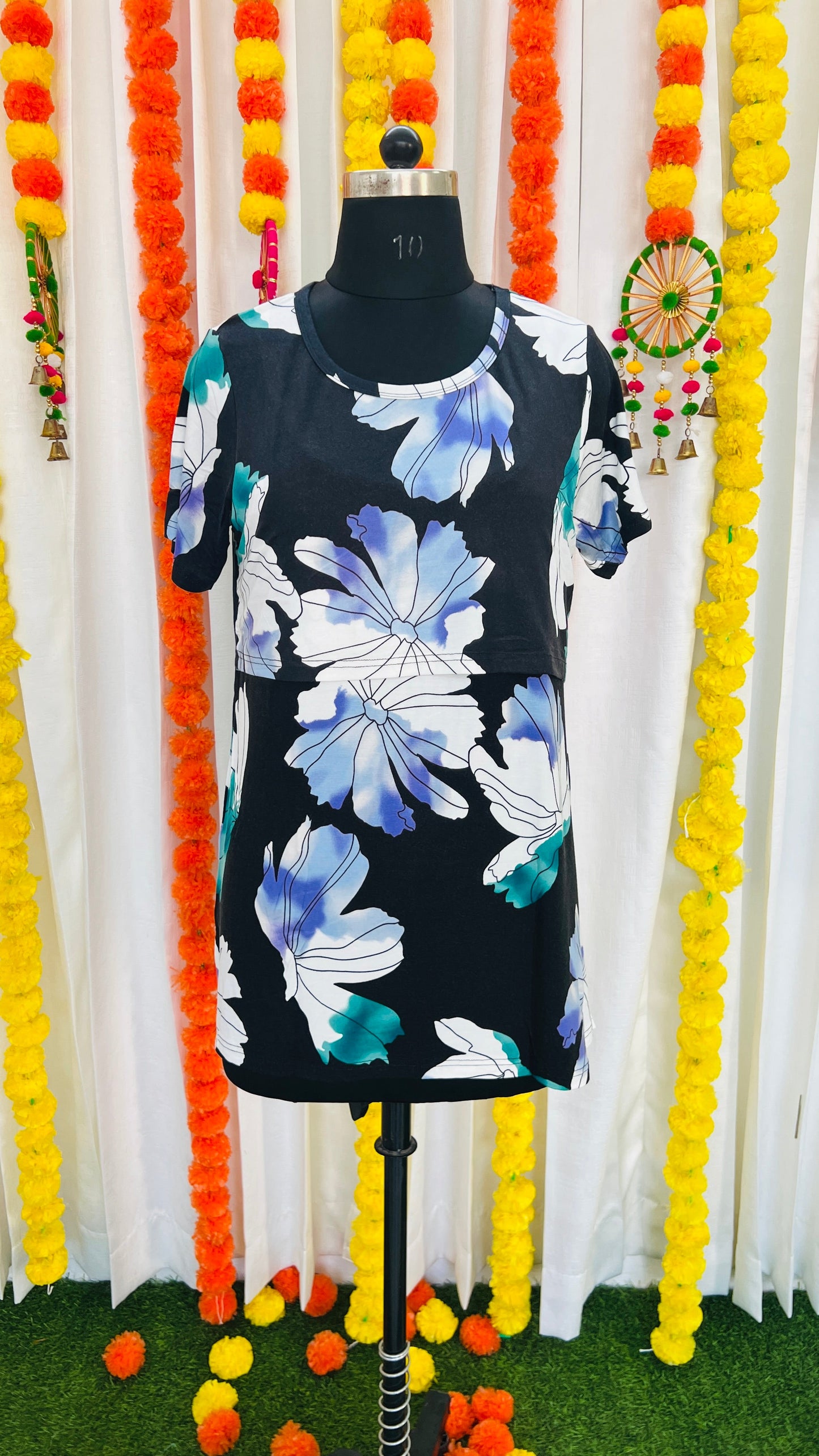 Maternity Shan Flower T-shirt (light weight)