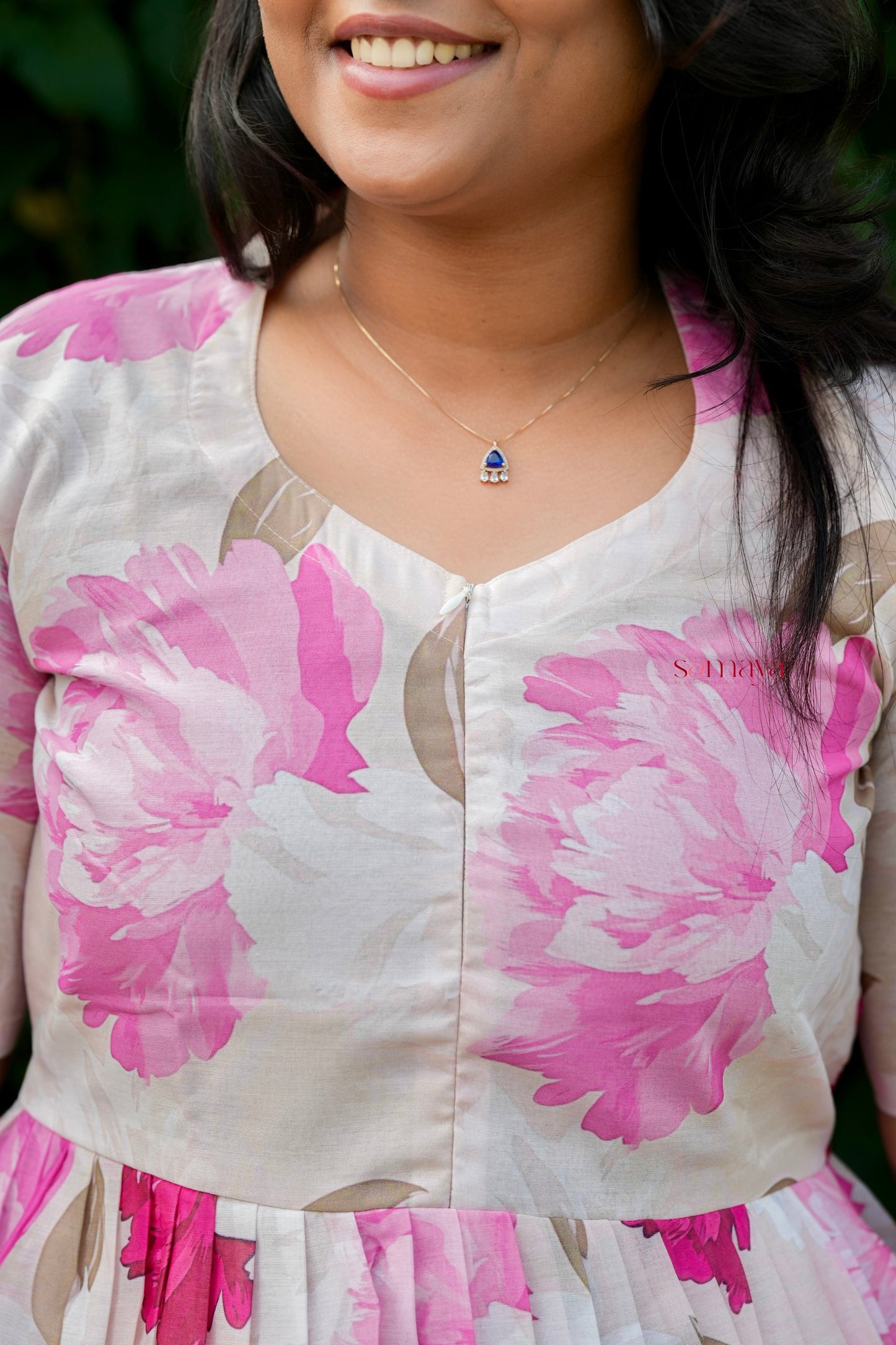 Chandra pure  Chanderi Dress With Lining ( ready to dispatch)