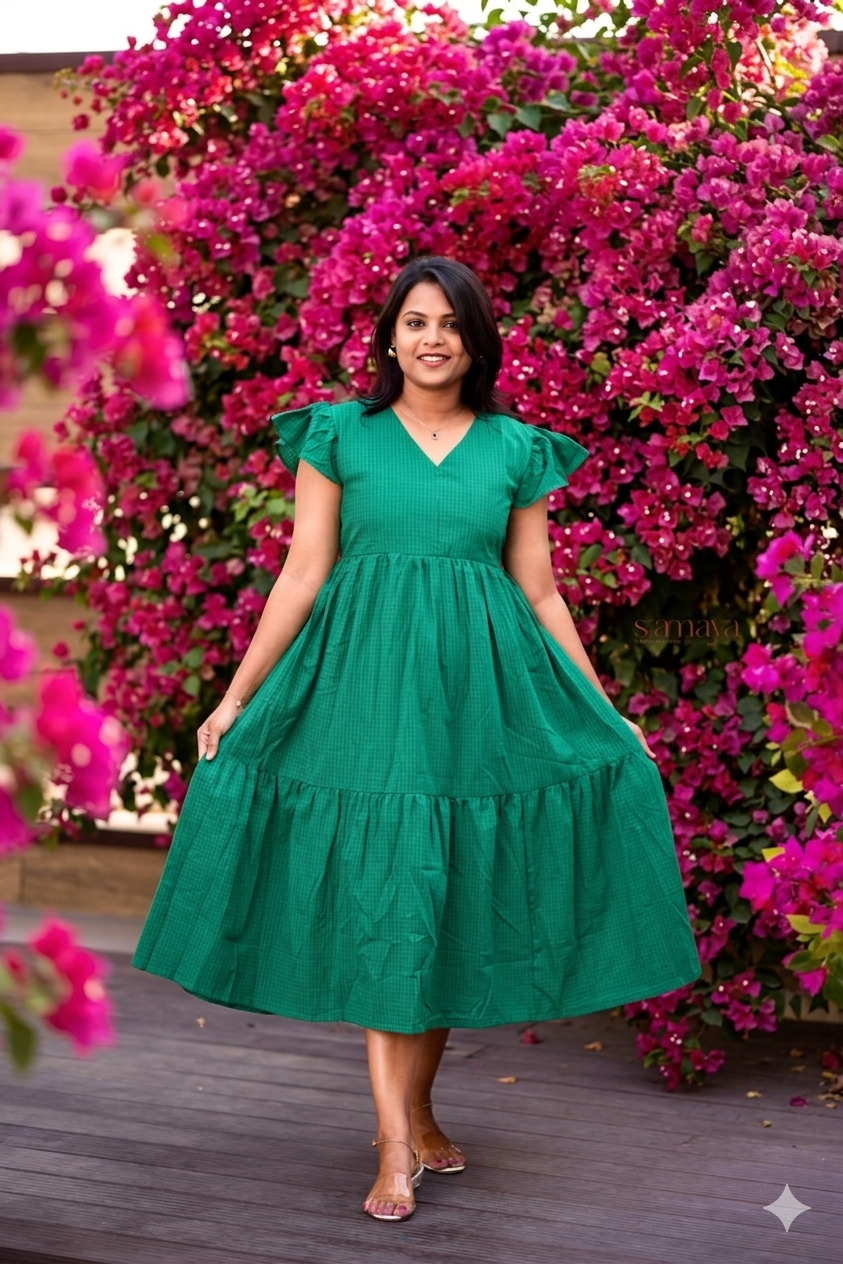 Kiara casual Dress With Lining