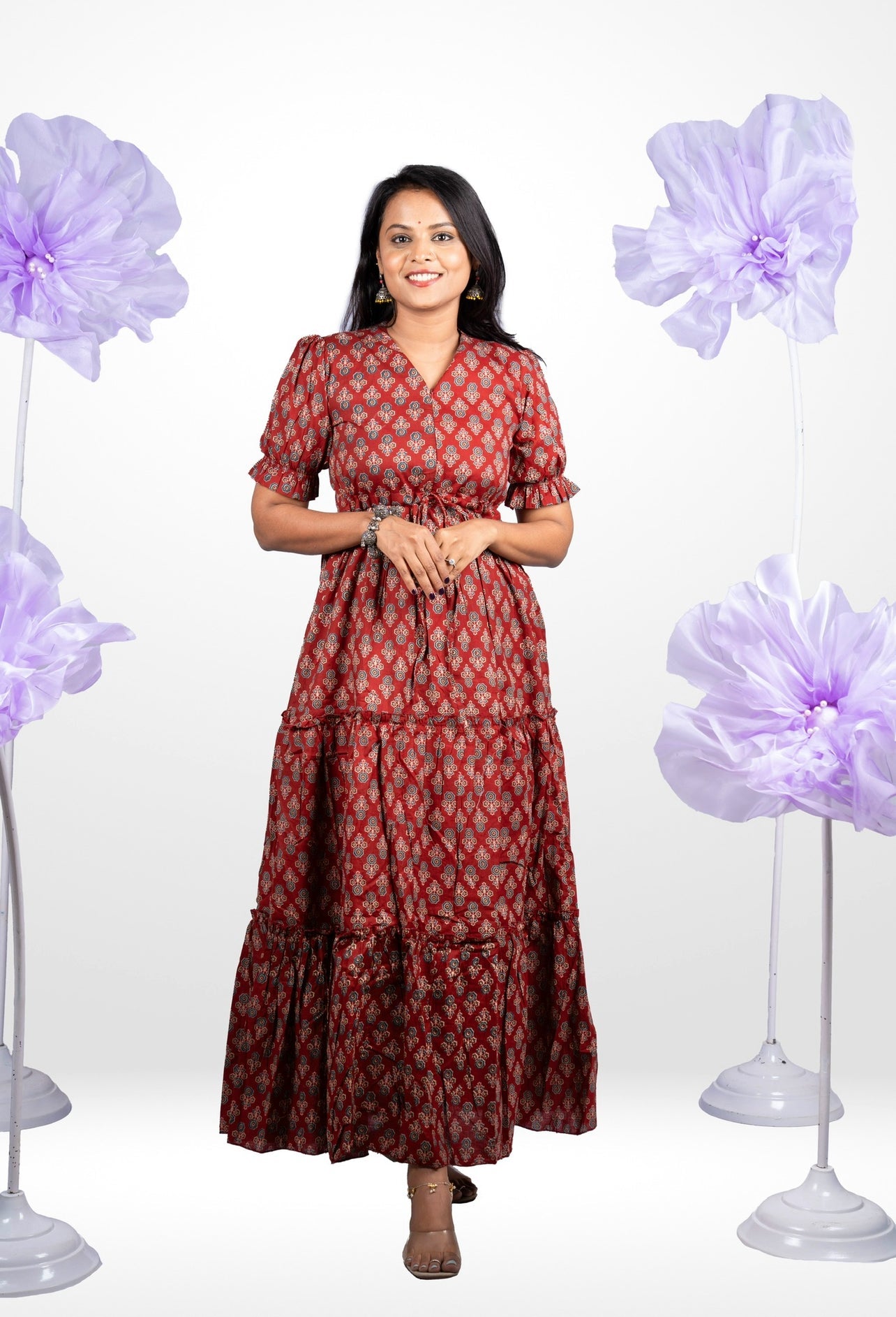 Meera casual Maxi Dress With Lining