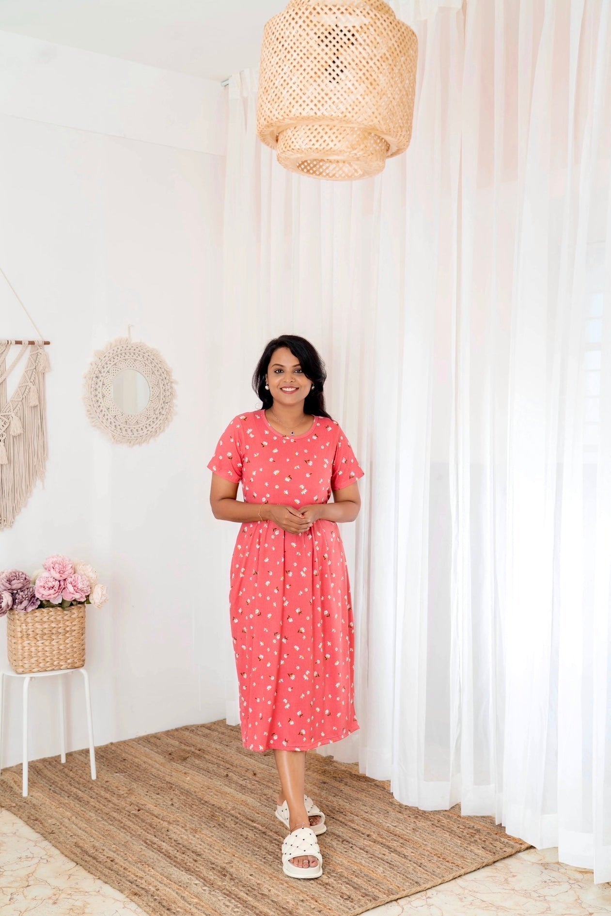 Midi Piya Soft Ribbed  Dress