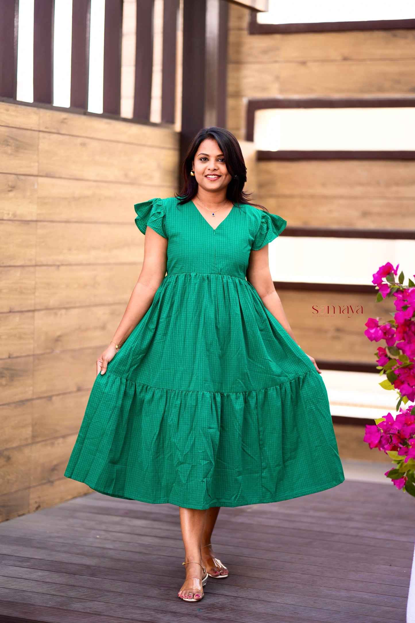 Kiara casual Dress With Lining