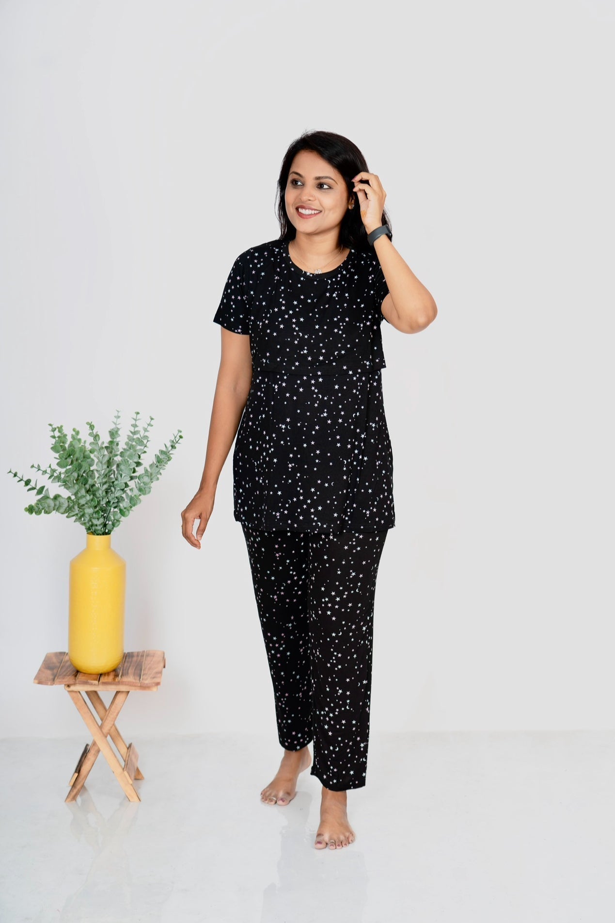 Ultra soft Stardust Feeding Pant Set ( lightweight )