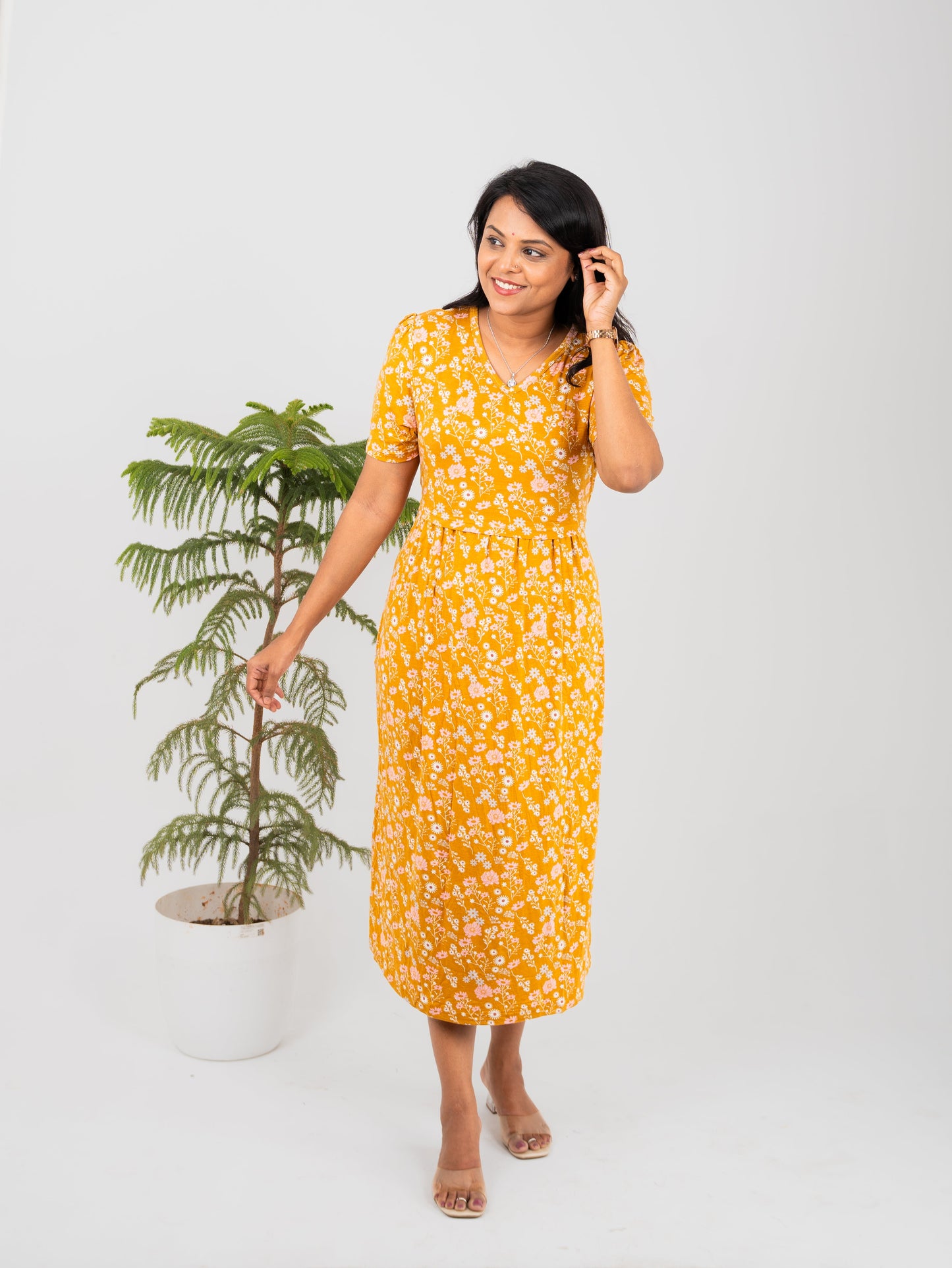 Midi Manjal Light Weight Dress