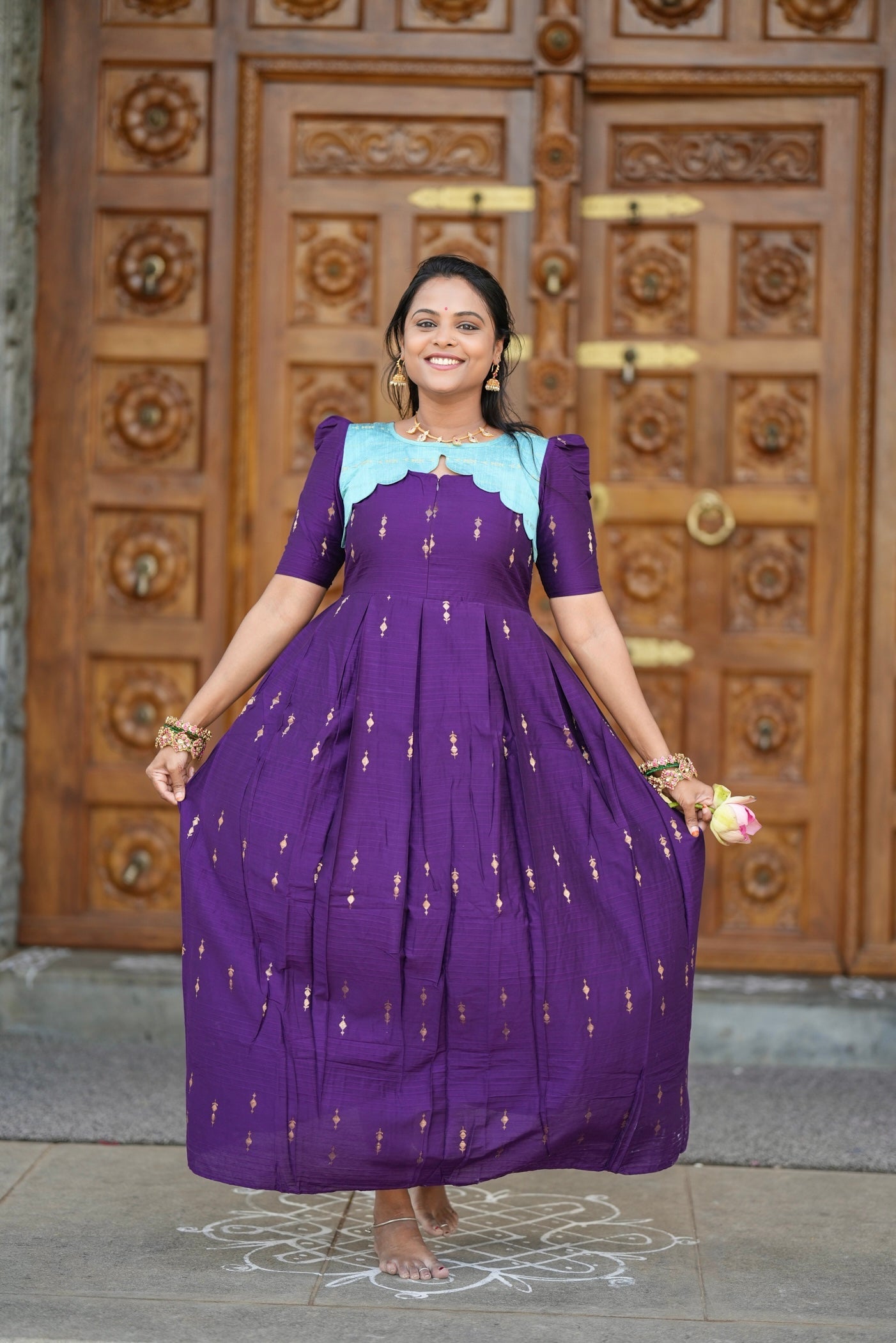 Radhai maxi Dress With Lining ( ready to dispatch )