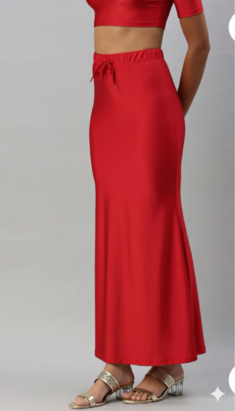 Red buttersoft Luxury Sareeshaper