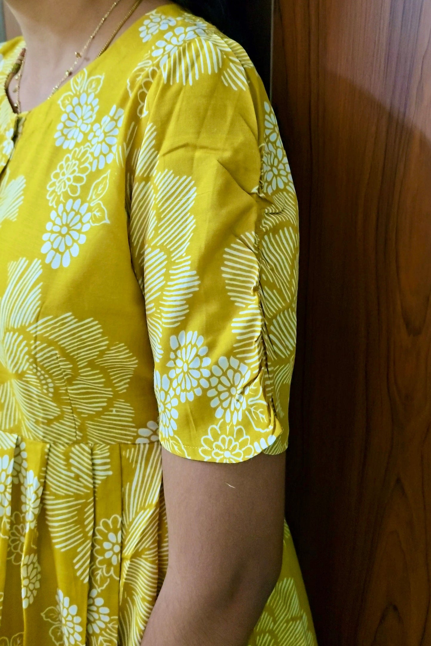 Sunshine-2  Day to Night Dress Without Lining( Wrinkle-Free Cotton blend Dress)
