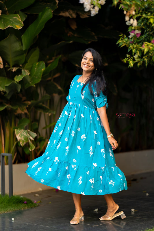 Teena casual  Dress With Lining