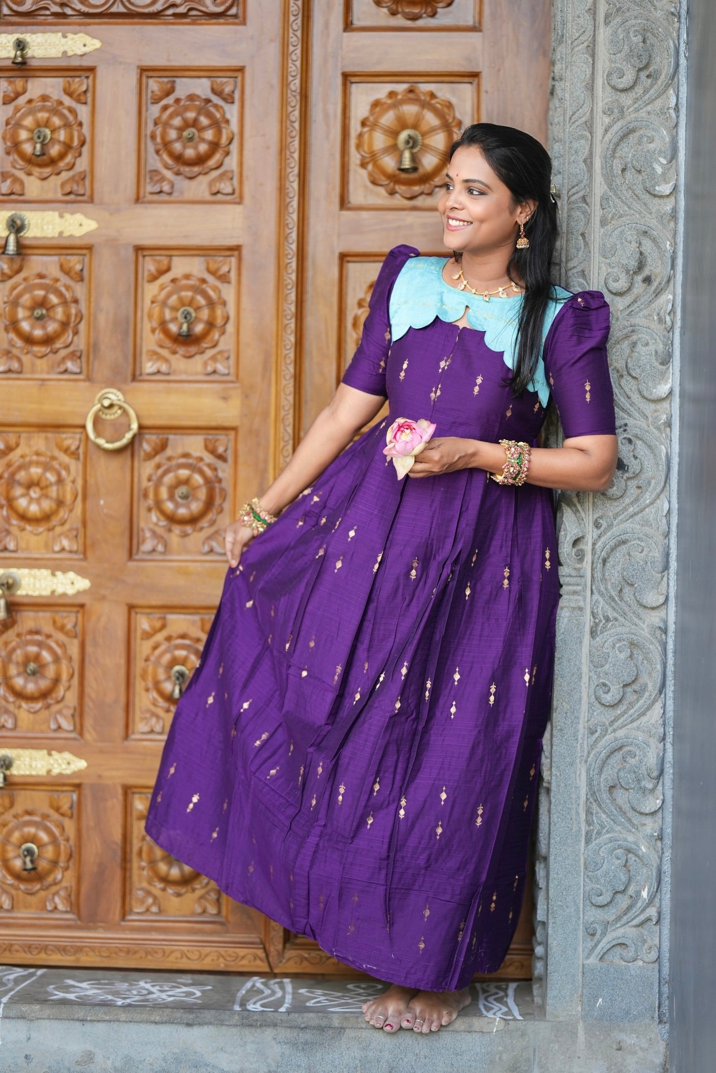 Radhai maxi Dress With Lining ( ready to dispatch )