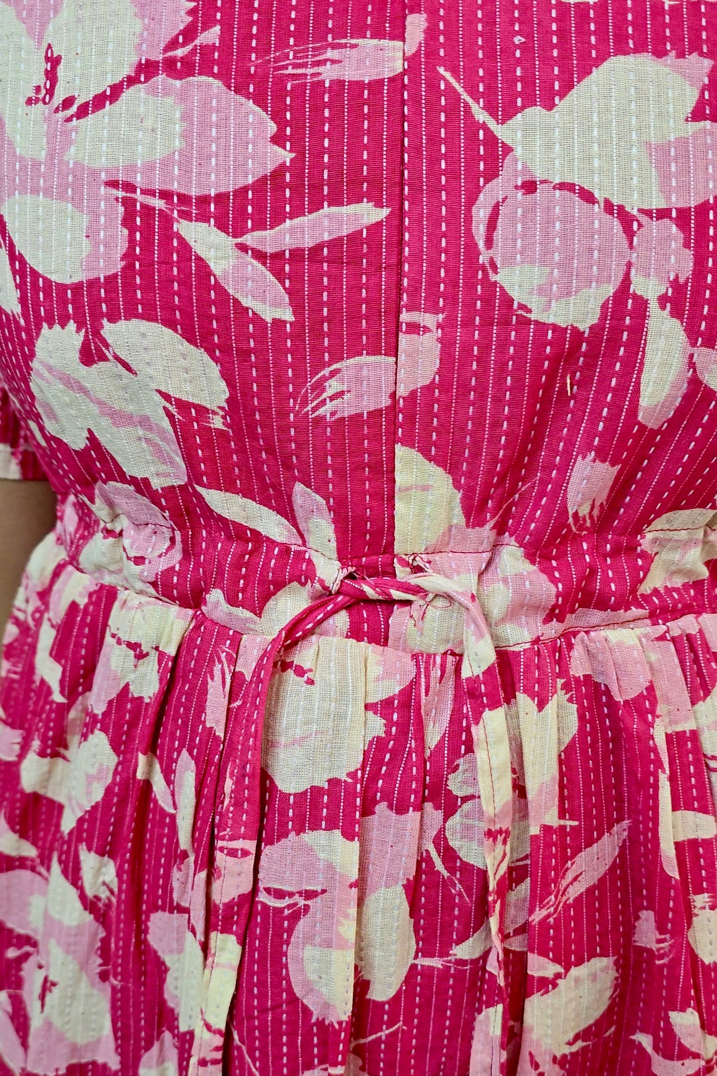 Dreamy kantha Casual Dress With Lining