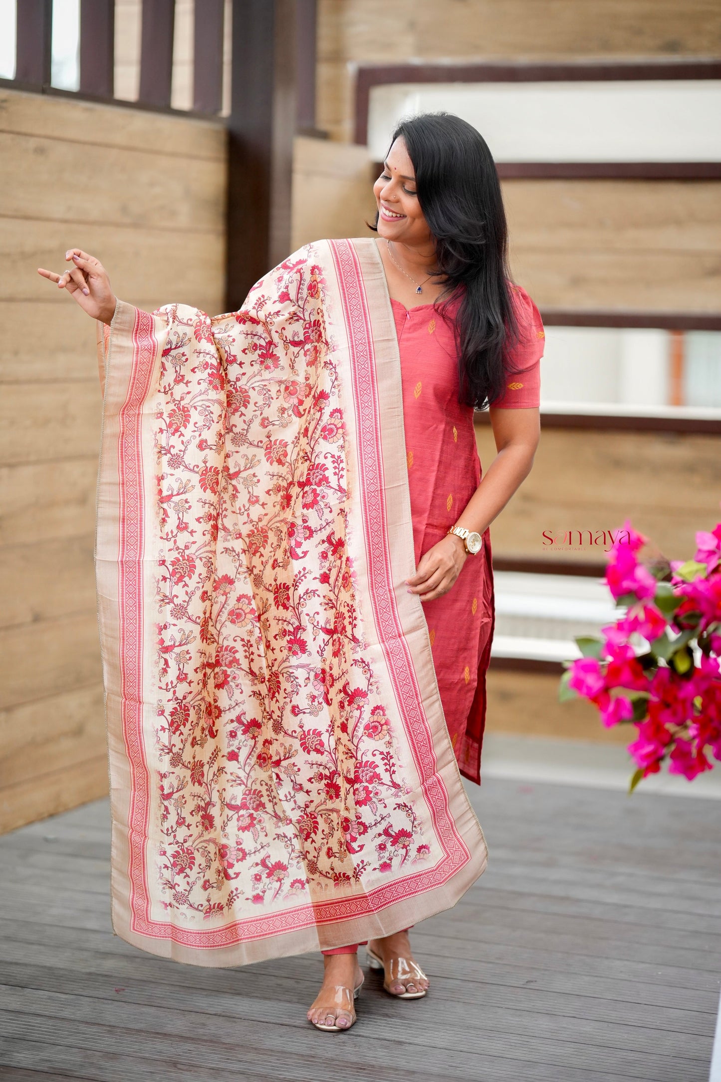 Divya  3 piece raw silk suit set with dupptta set of 3( ready to dispatch)