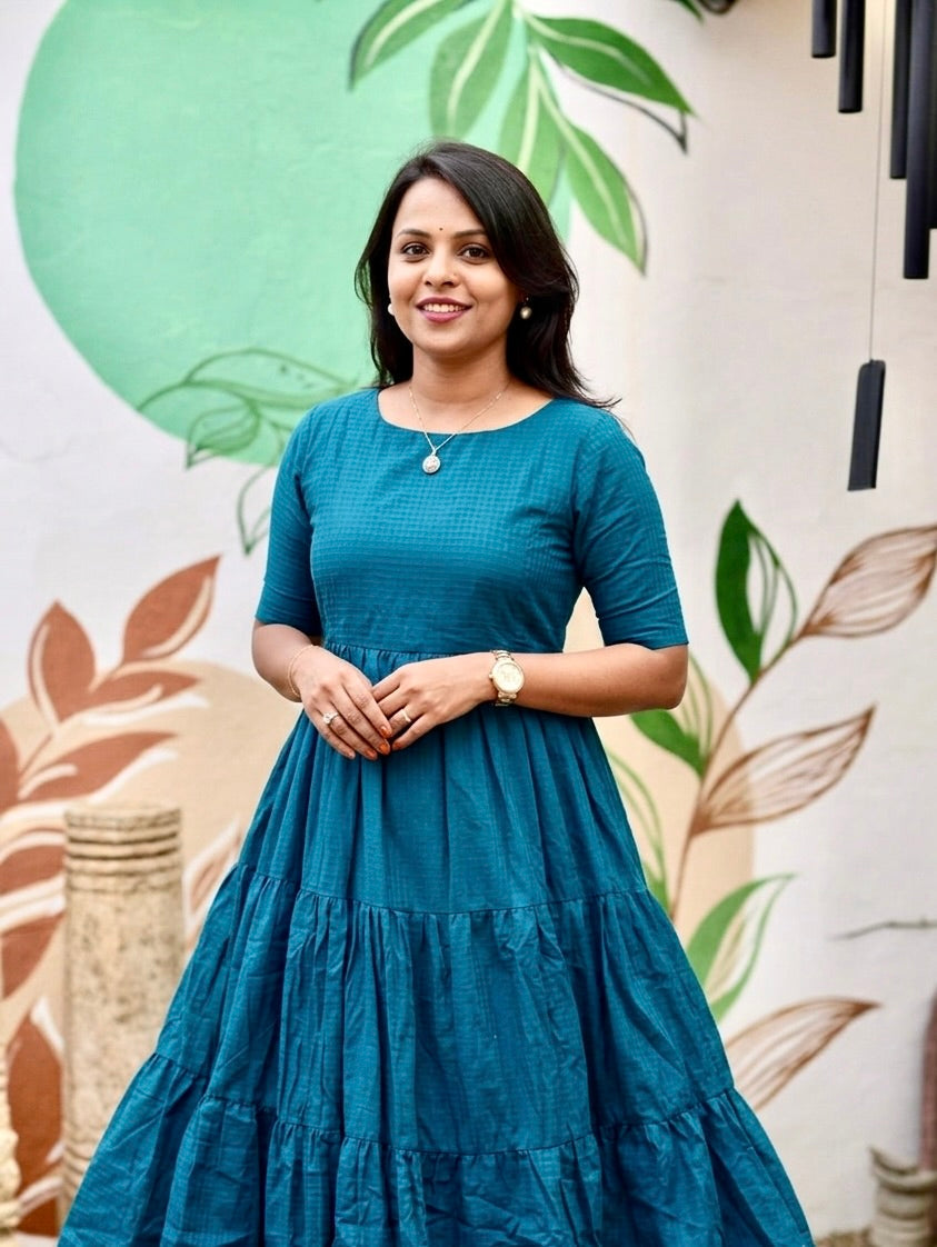 Rithu  casual Dress With Lining