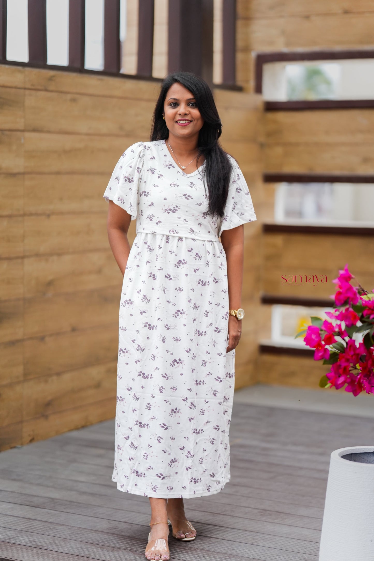 Maxi Haritha moderate thick   Dress