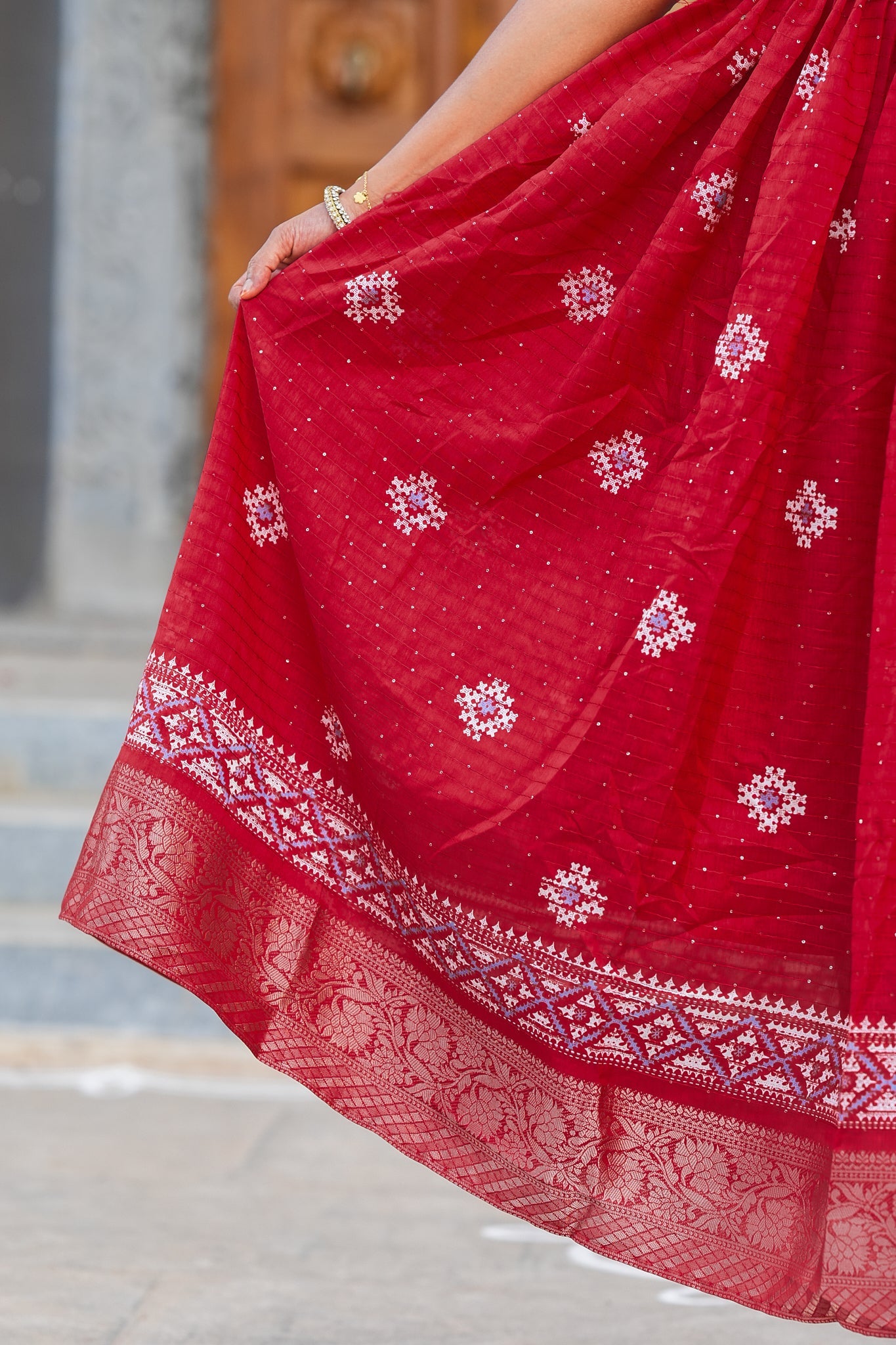 Renuga festive Maxi Dress with Lining ( ready to dispatch)